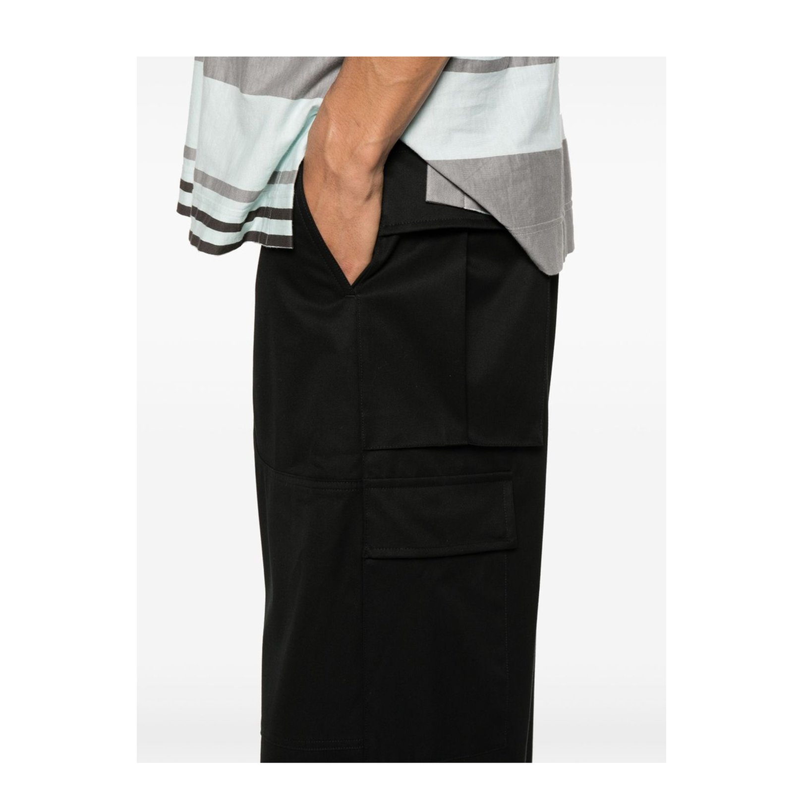 Cotton and Silk Cargo Trousers