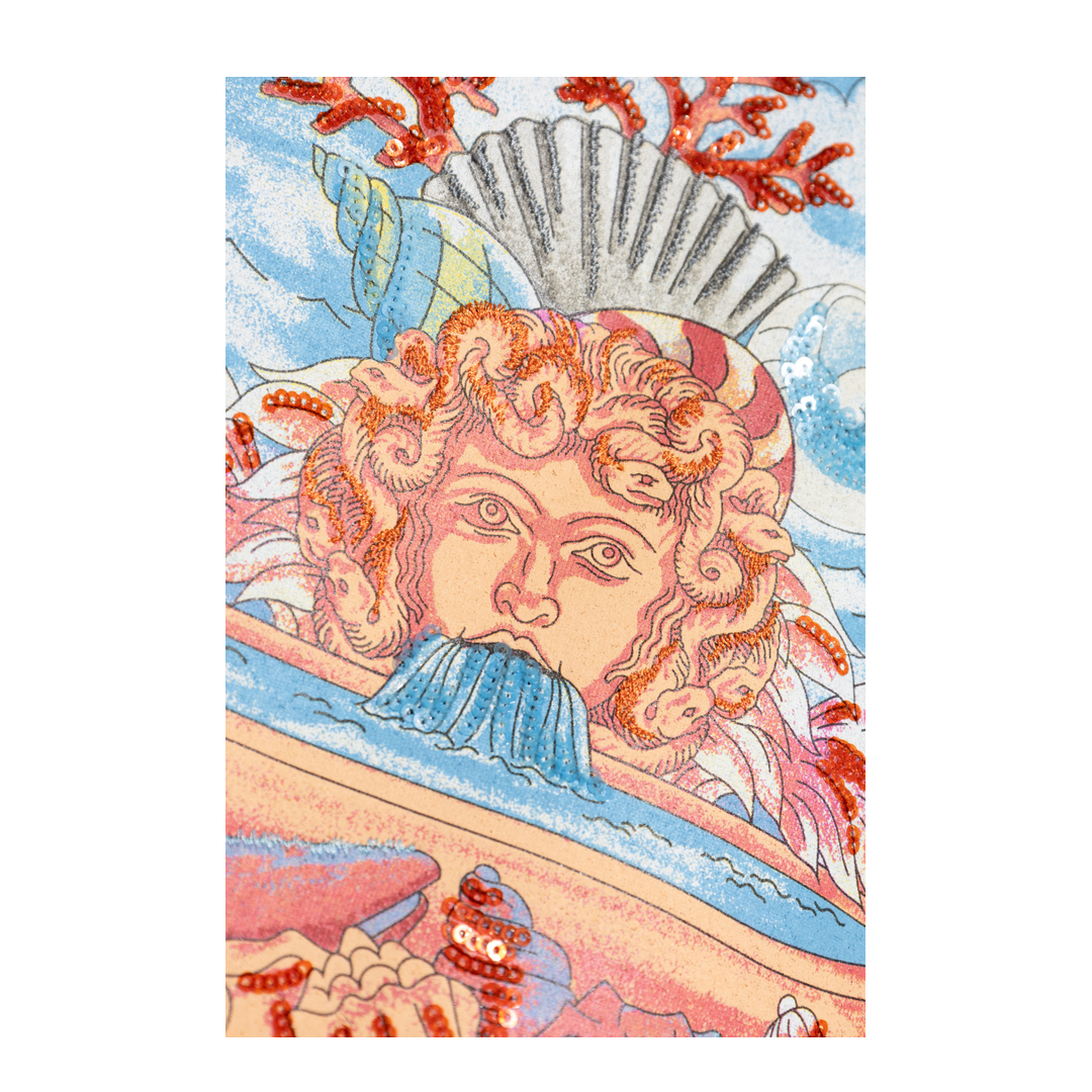 T-shirt with colorful print