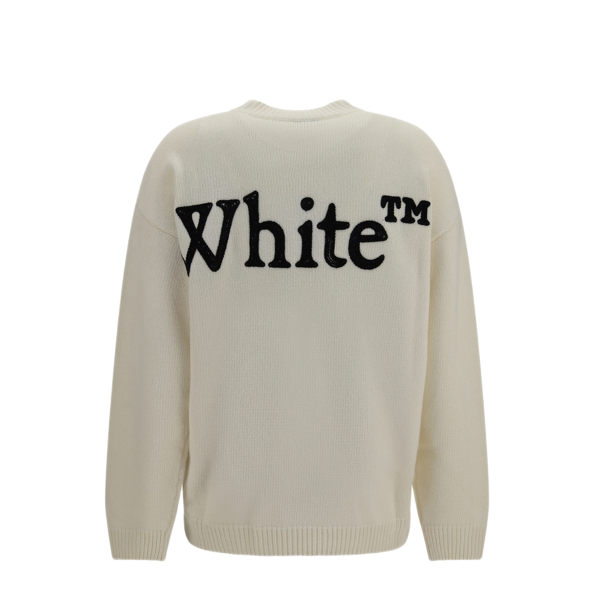 MAYFEYR - Off-White - Bookish Shared Crewneck Sweater - 2FE00533TW221
