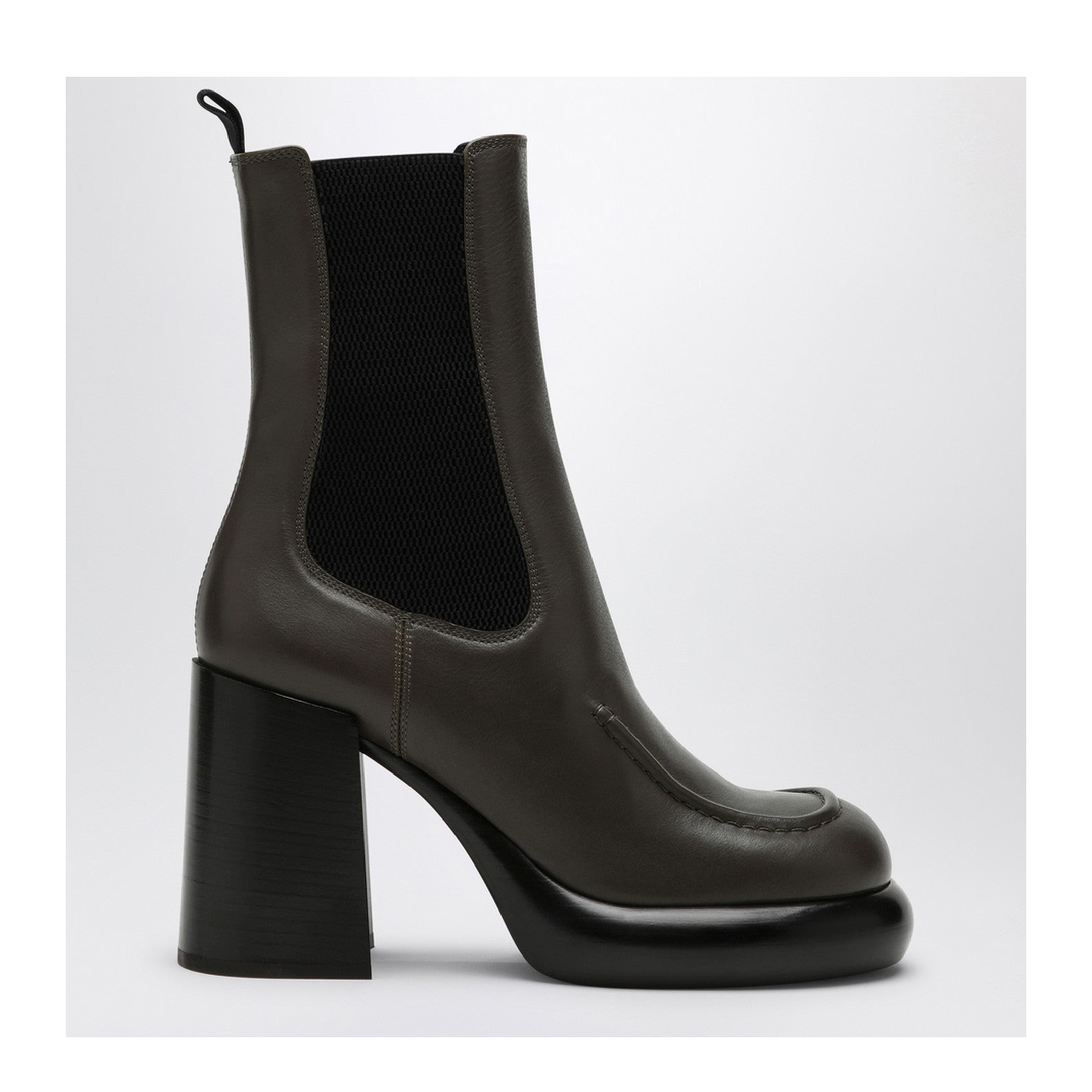 Chelsea Wedge Boot in Dark Green