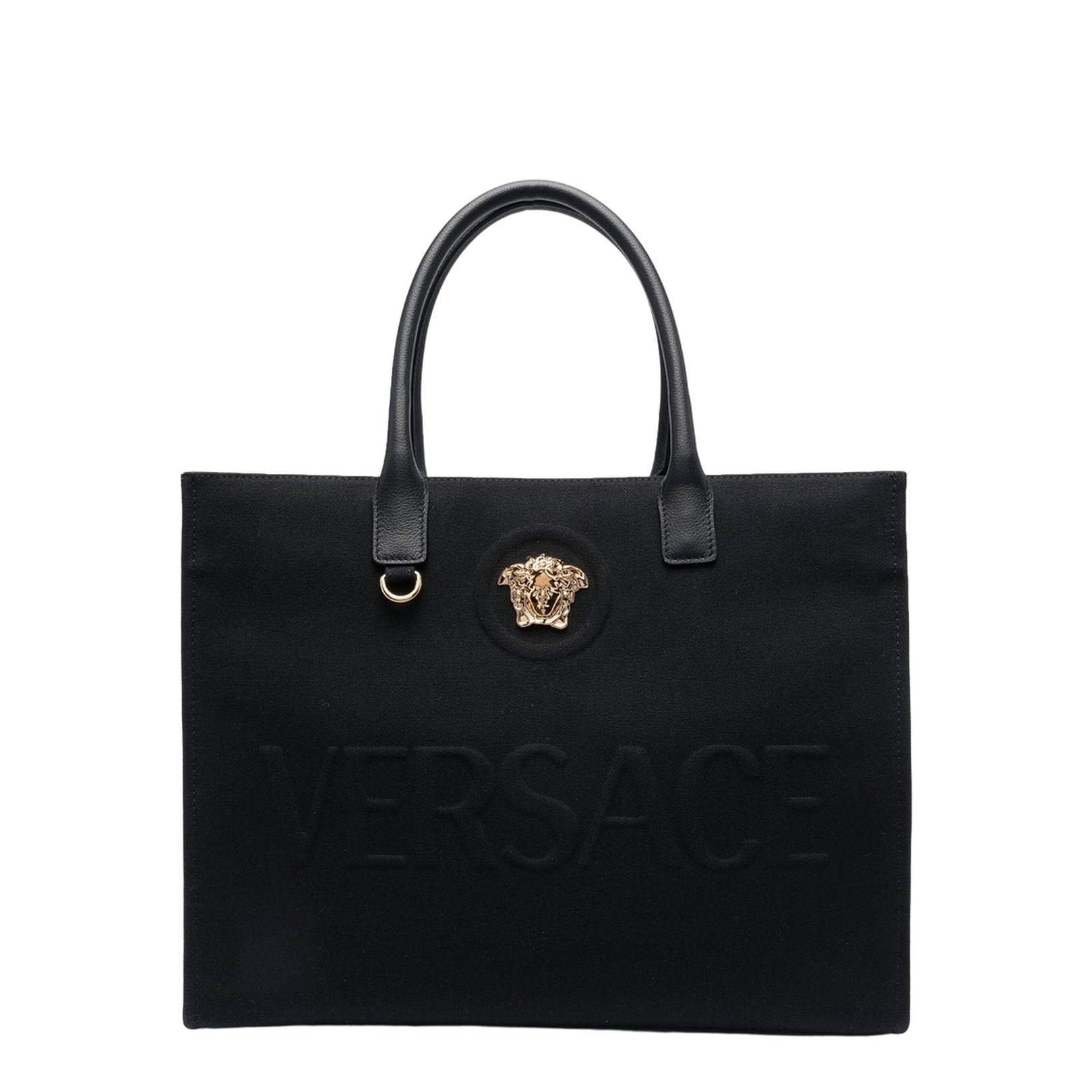 Black Canvas Handbag