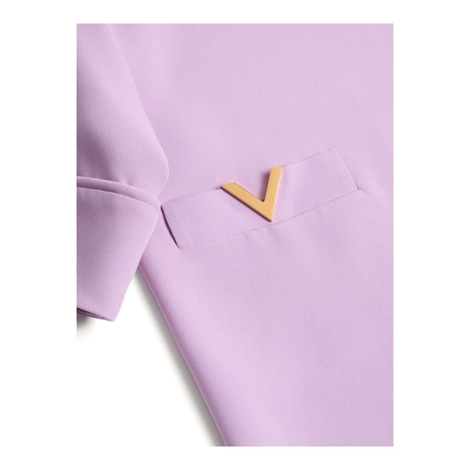 Lilac Silk Dress
