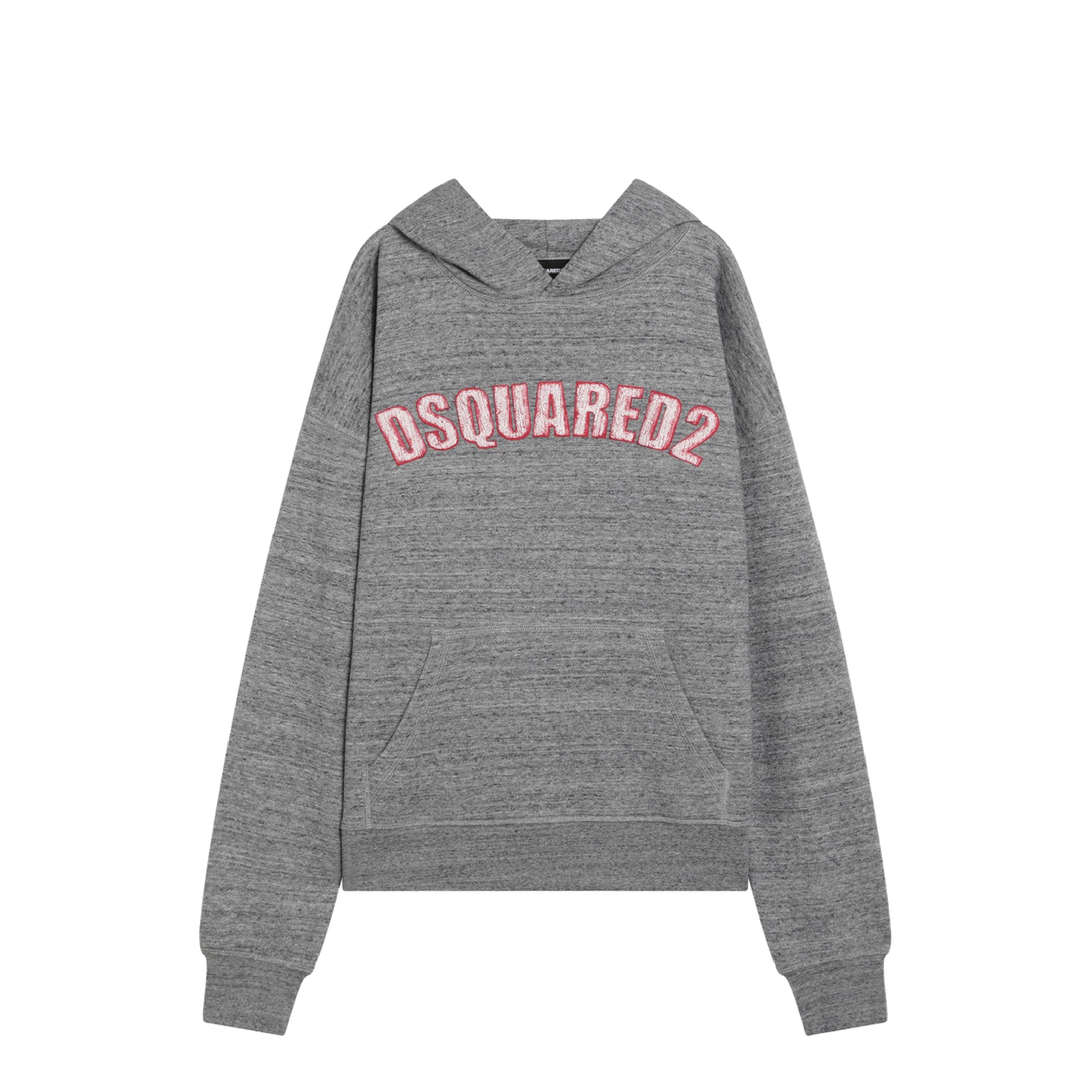 Grey Cotton Sweatshirt with Logo