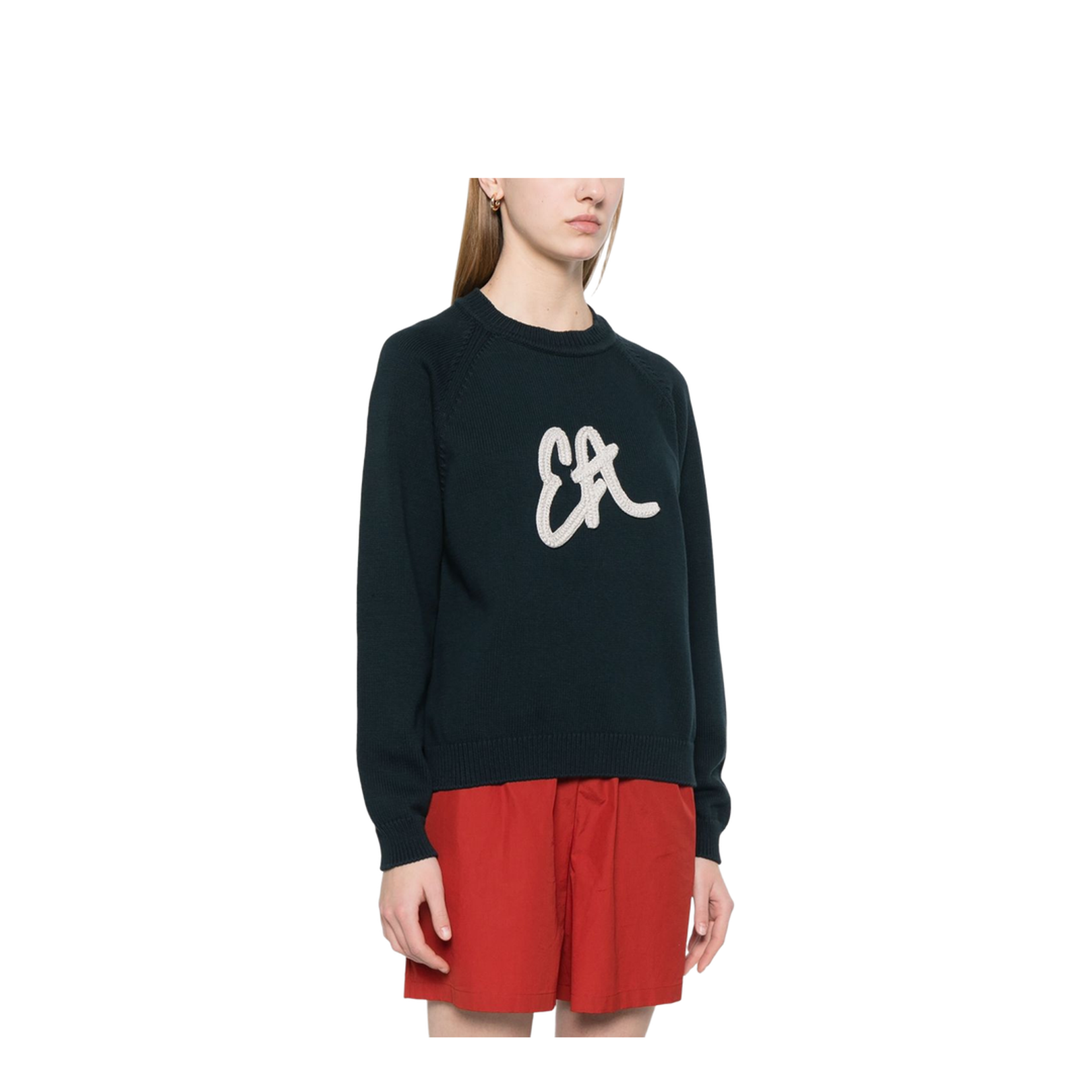 Logo Cotton Blend Sweatshirt