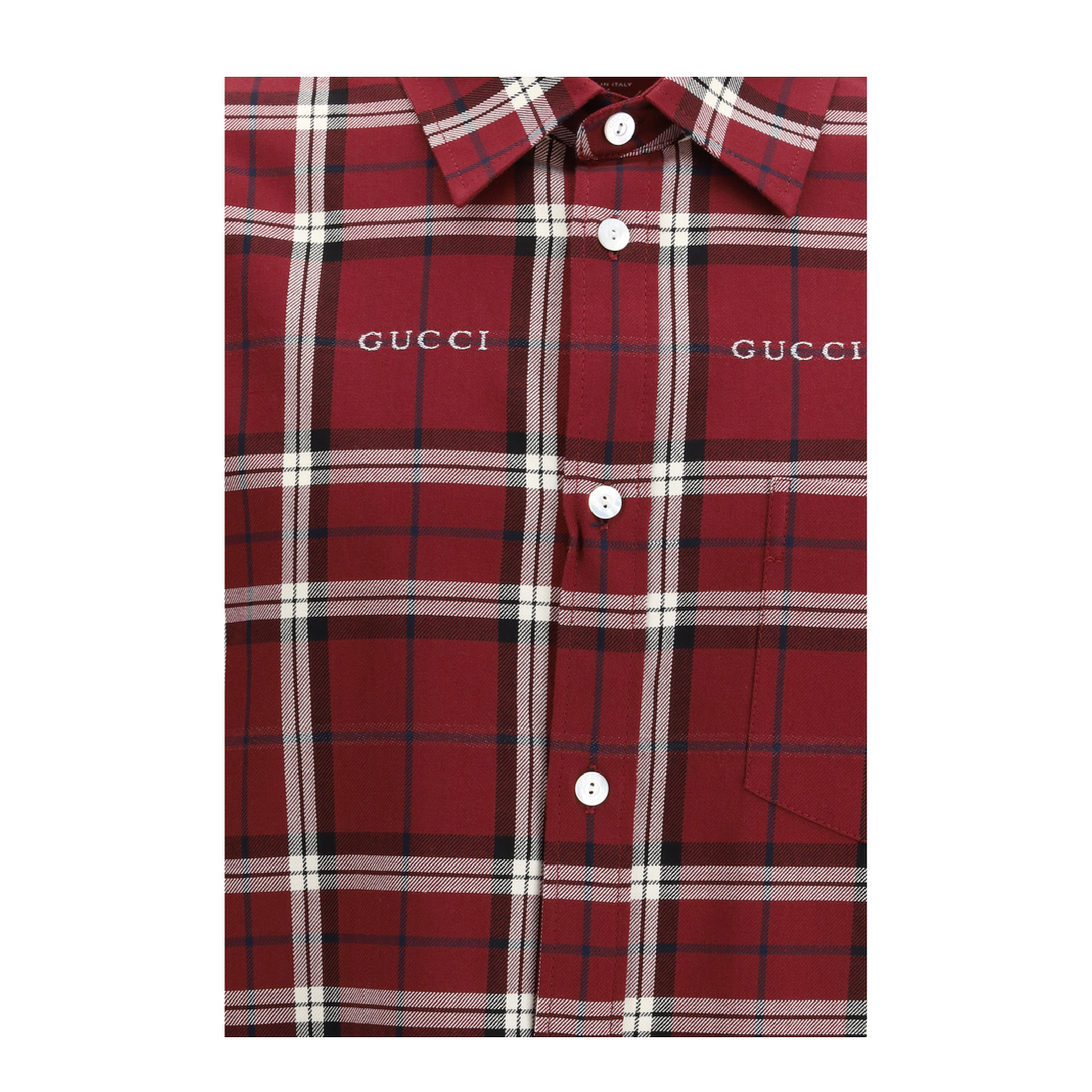 MAYFEYR - Gucci - Multicolour Tartan Cotton Jacquard Shirt - 852895ZAUAC