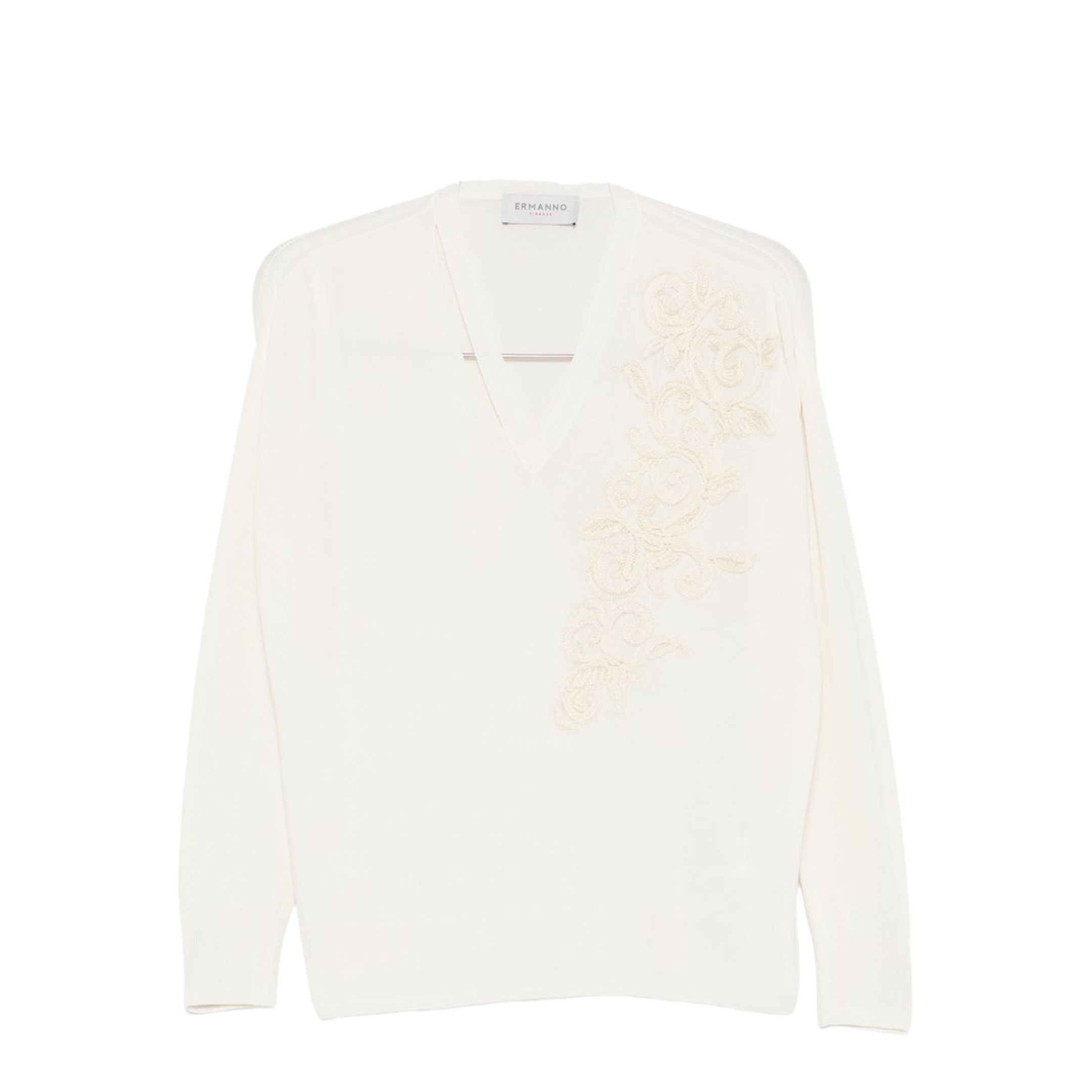 MAYFEYR - Ermanno Firenze - Sweaters White - D48EM007EP2MF333