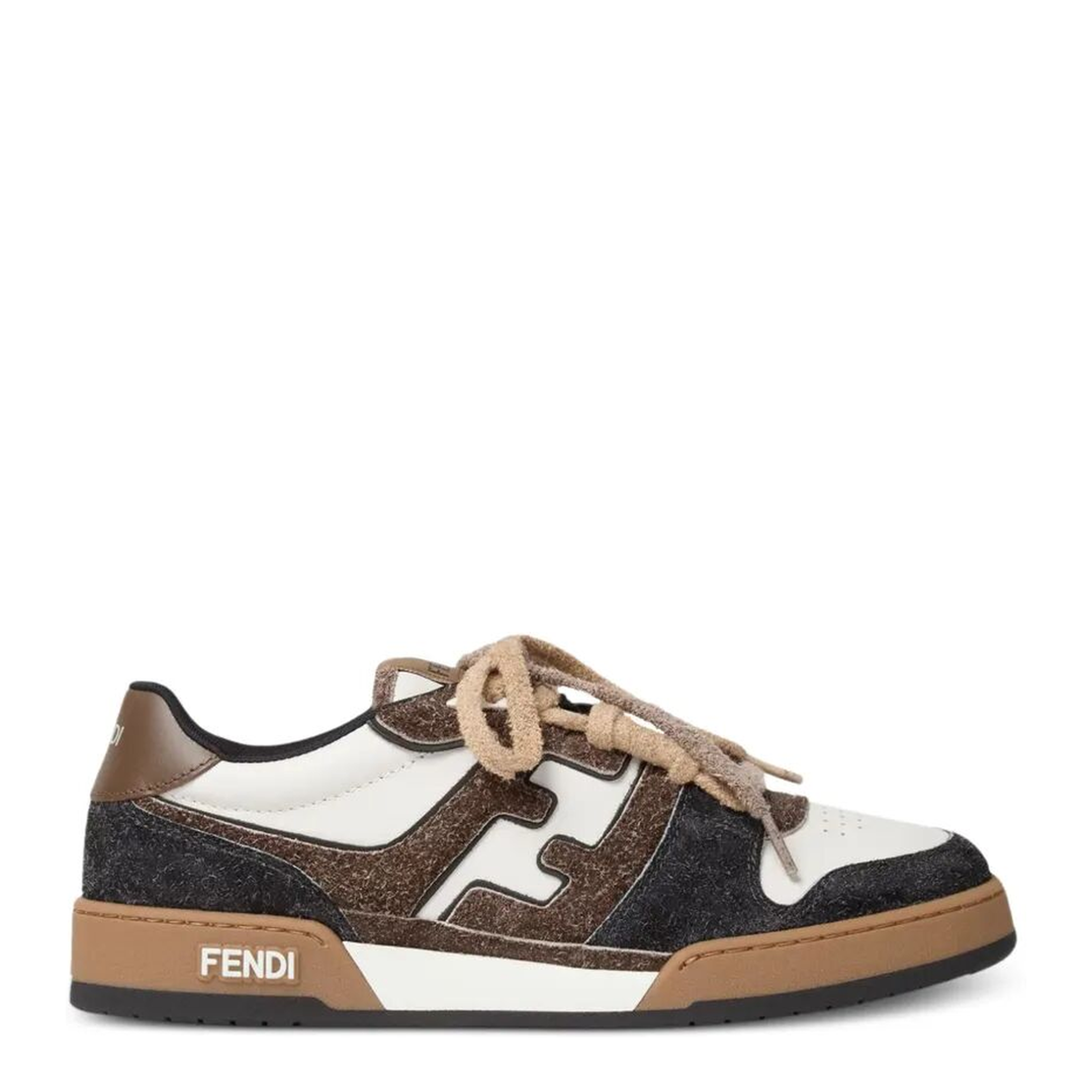MAYFEYR - Fendi - Match Leather And Suede Sneakers - 7E1926AY1P