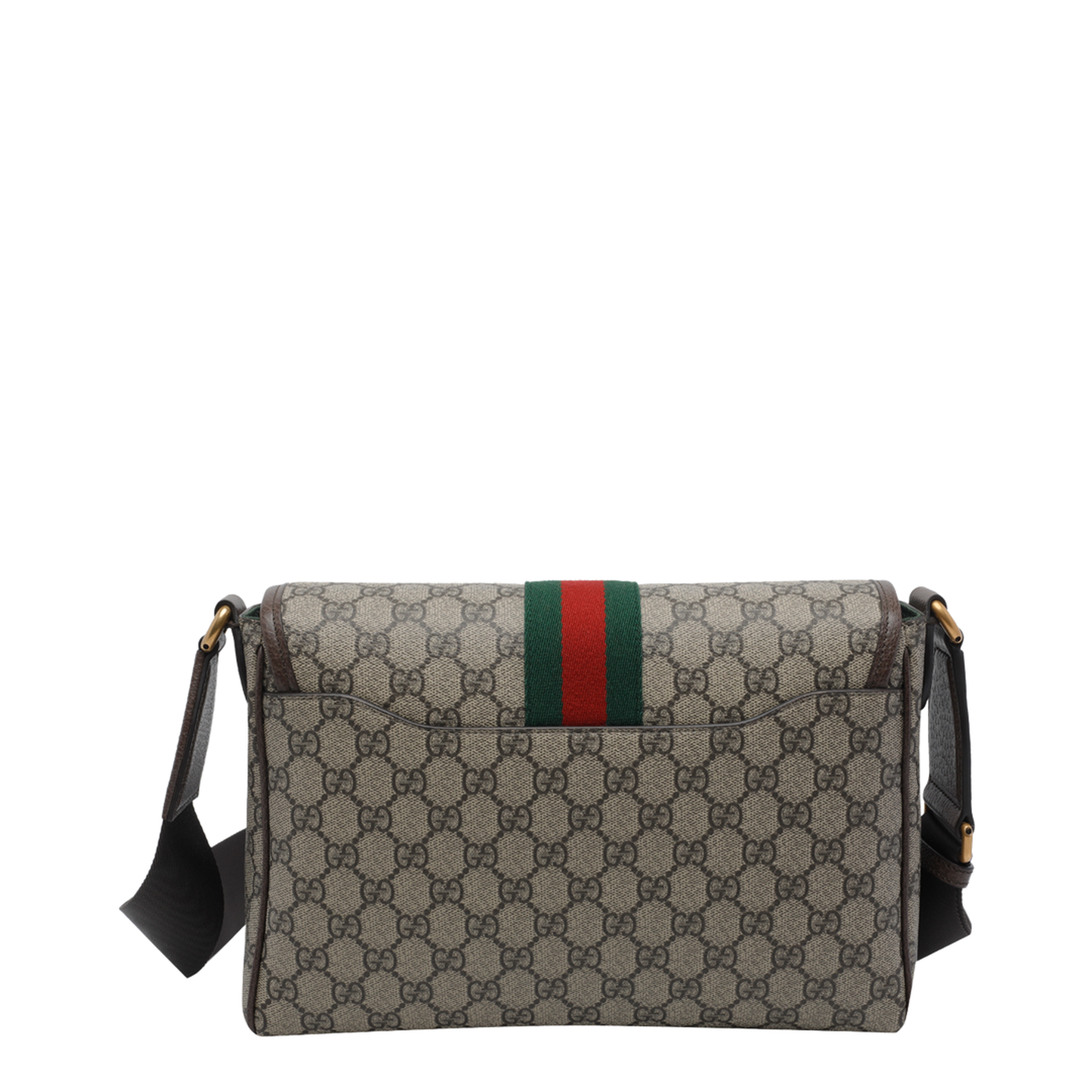 Ophidia Medium Messenger Bag - Beige/Brown