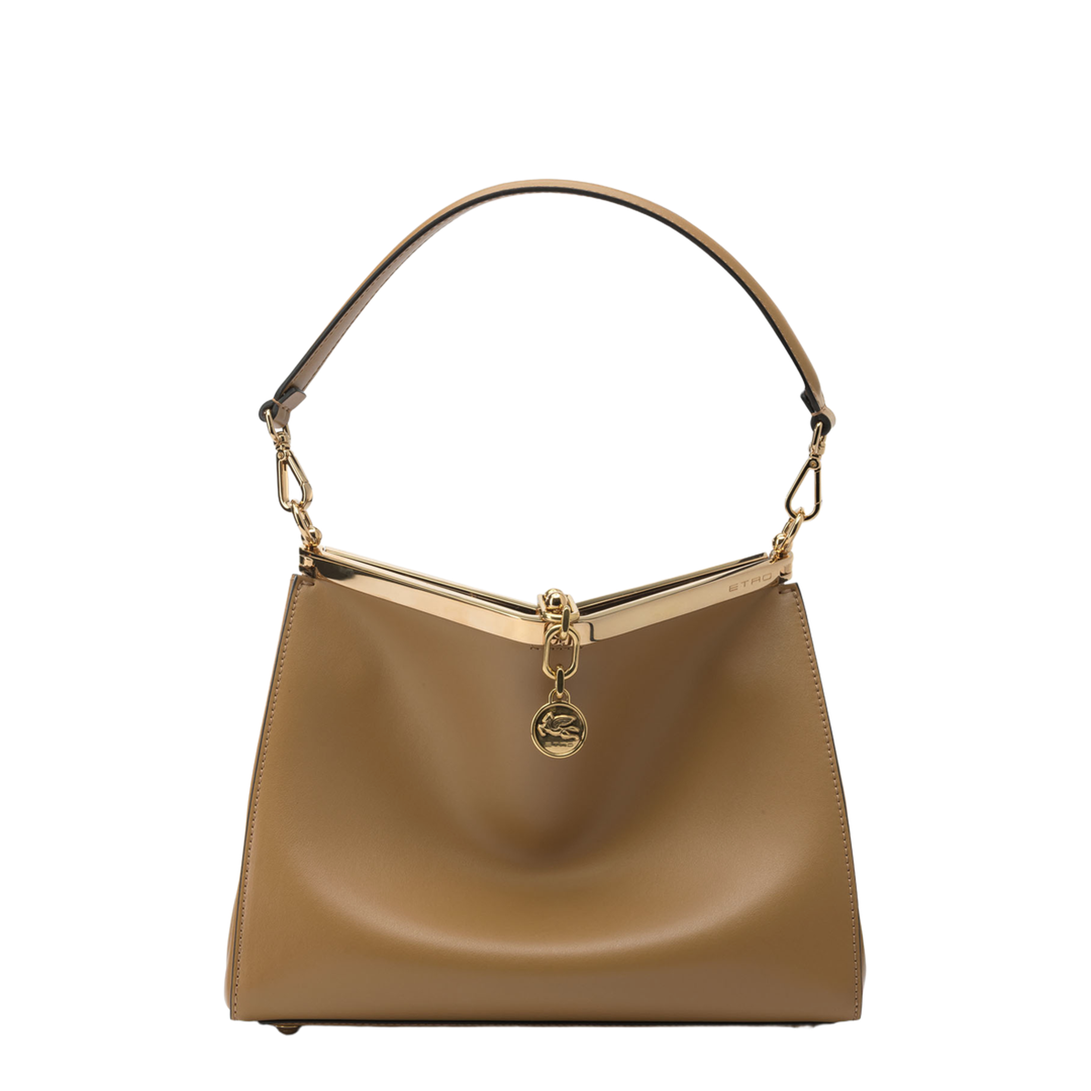 Shoulder Bag Leather Brown