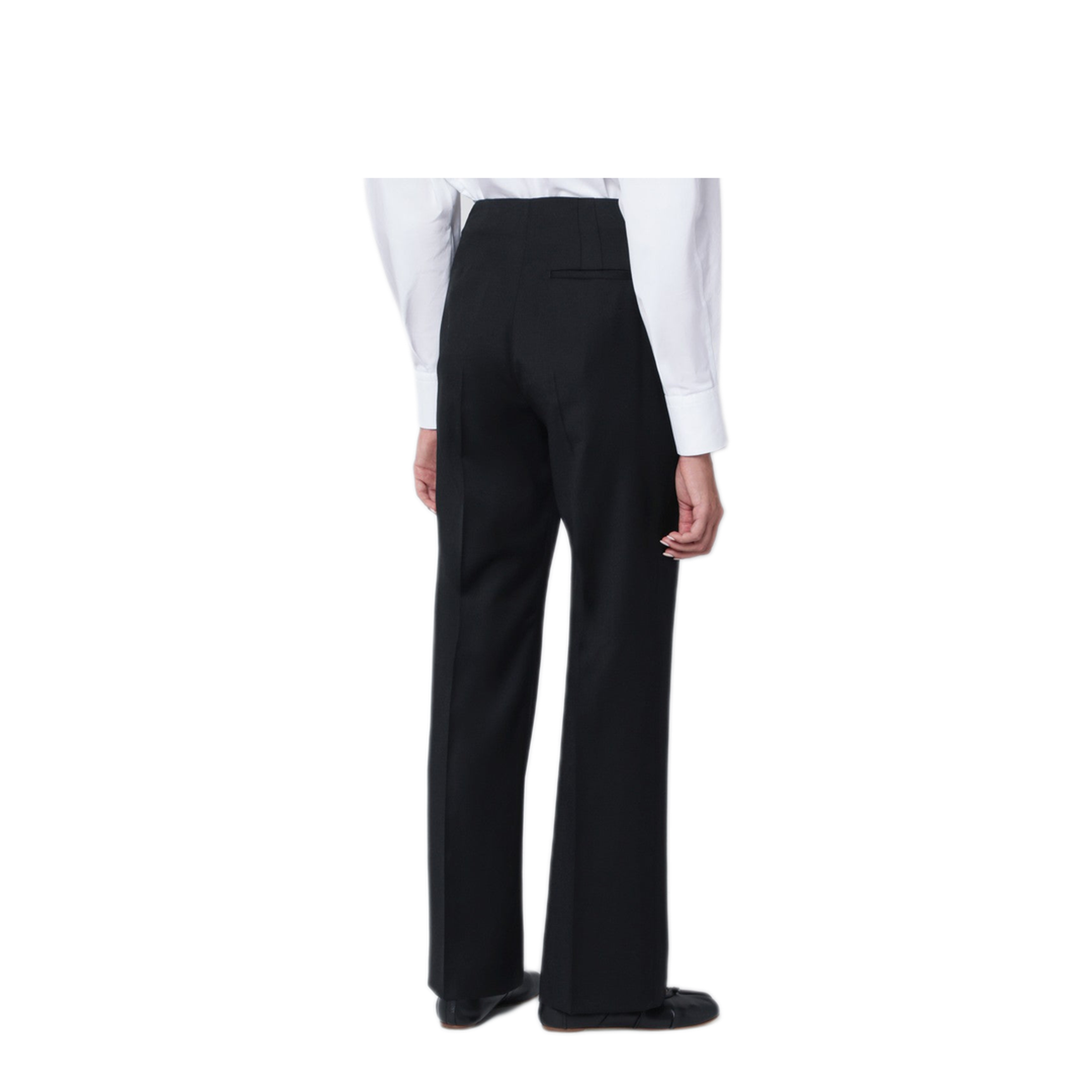 MAYFEYR - MKDT Studio - Black Priska Trousers In Wool - 25-4-035-3313WOBLK