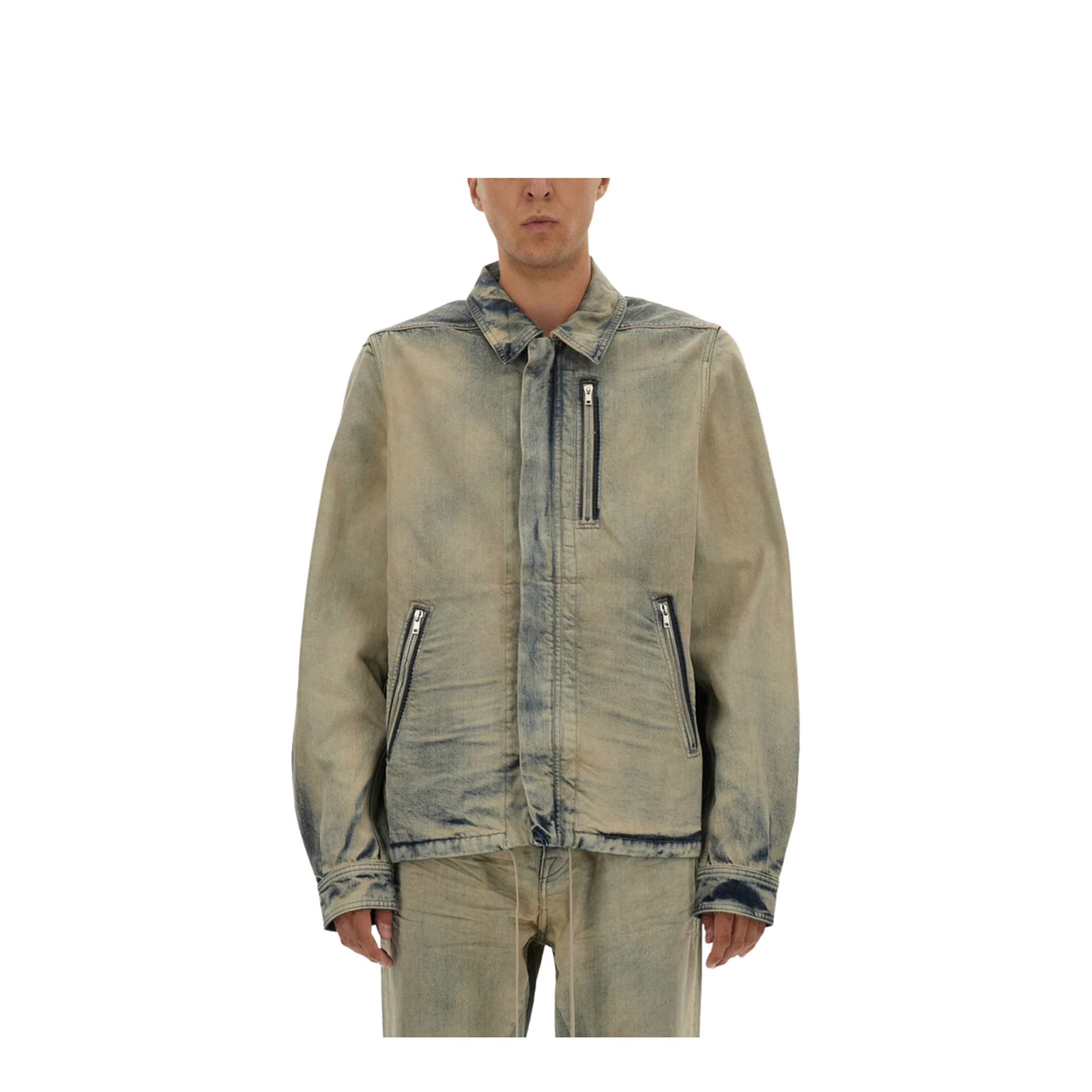 Jacket with Concealed Zipper