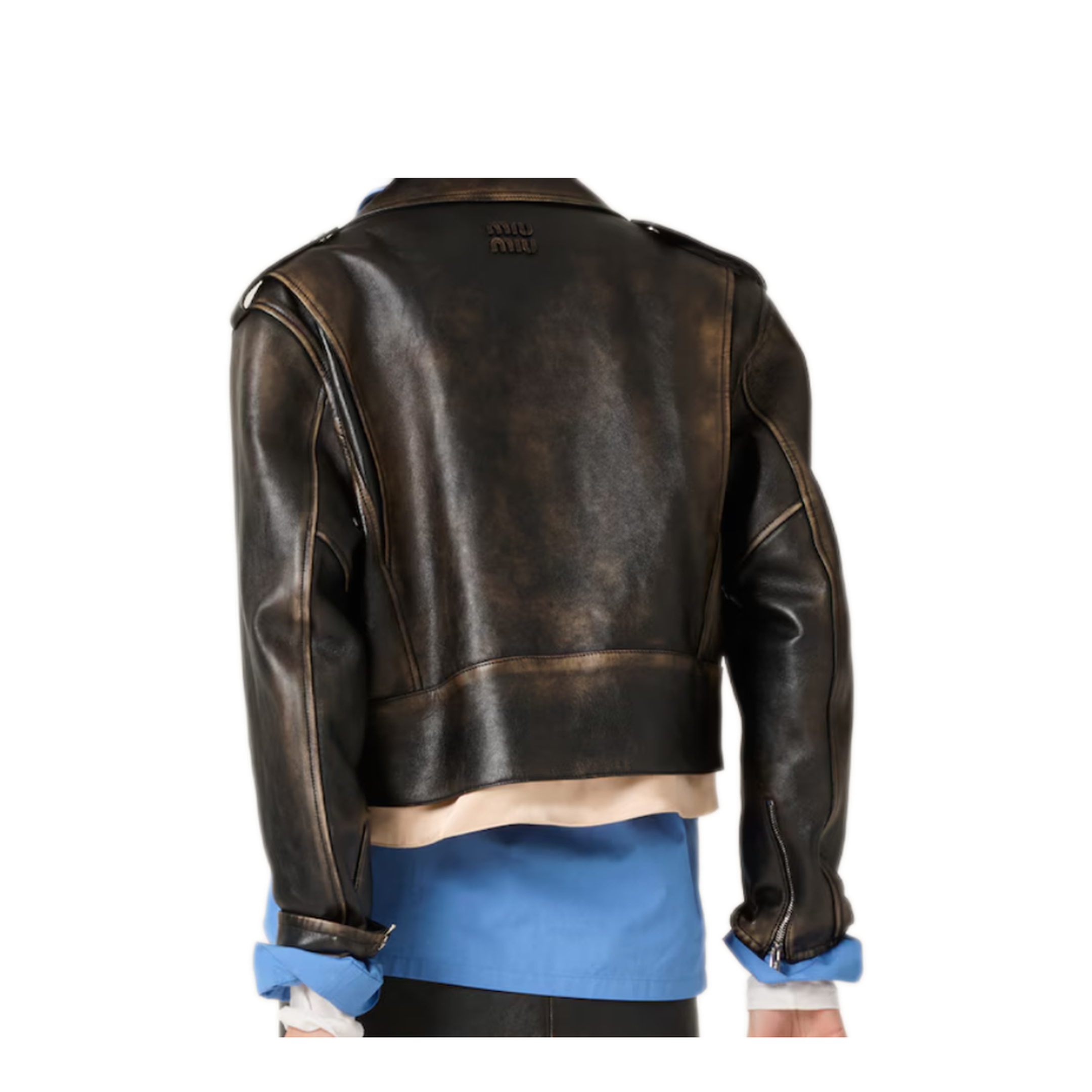 MAYFEYR - Miu Miu - Leather Jacket - MPV916SOOO1134F008A