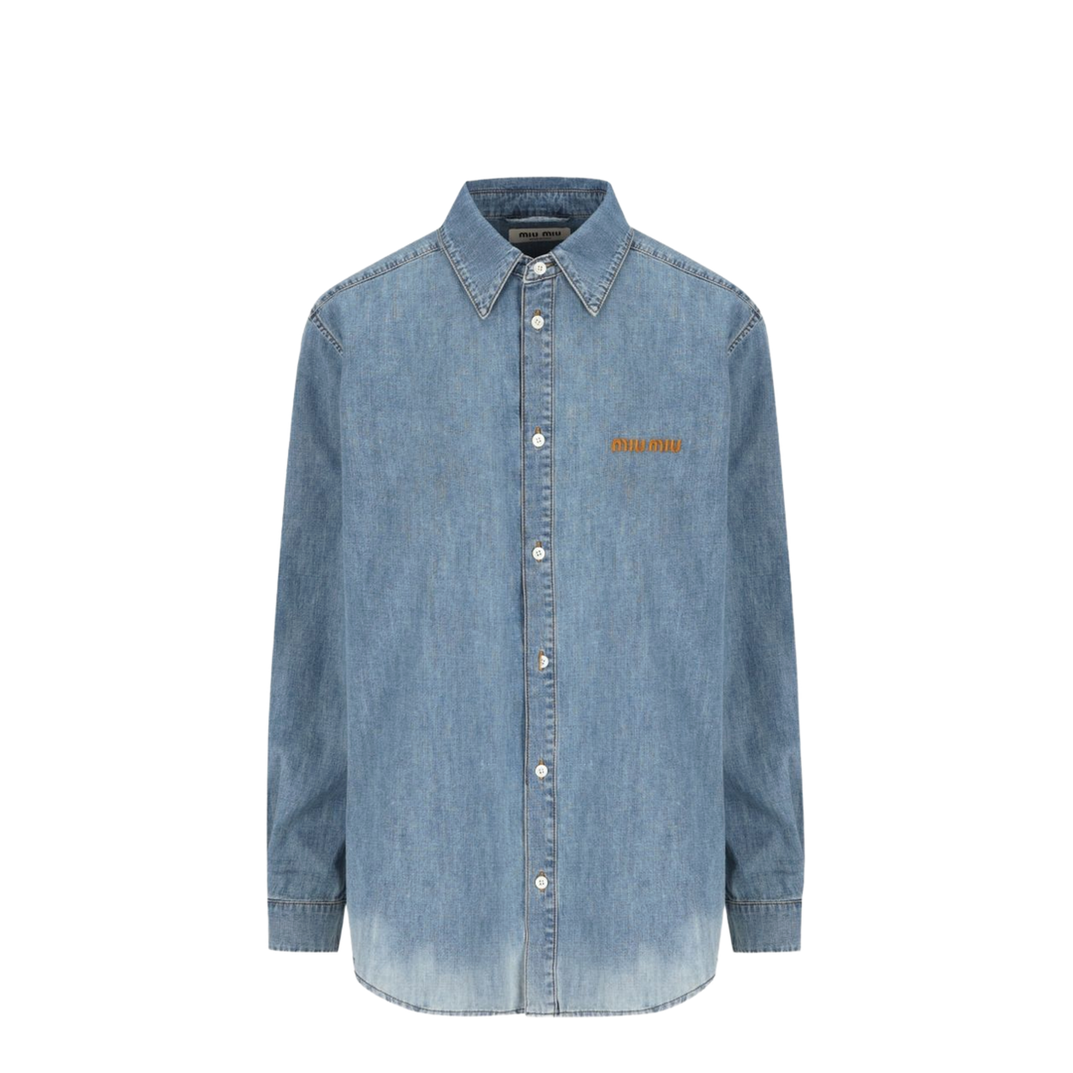 MAYFEYR - Miu Miu - Clear Blue Shirts - GWC143193KF0013