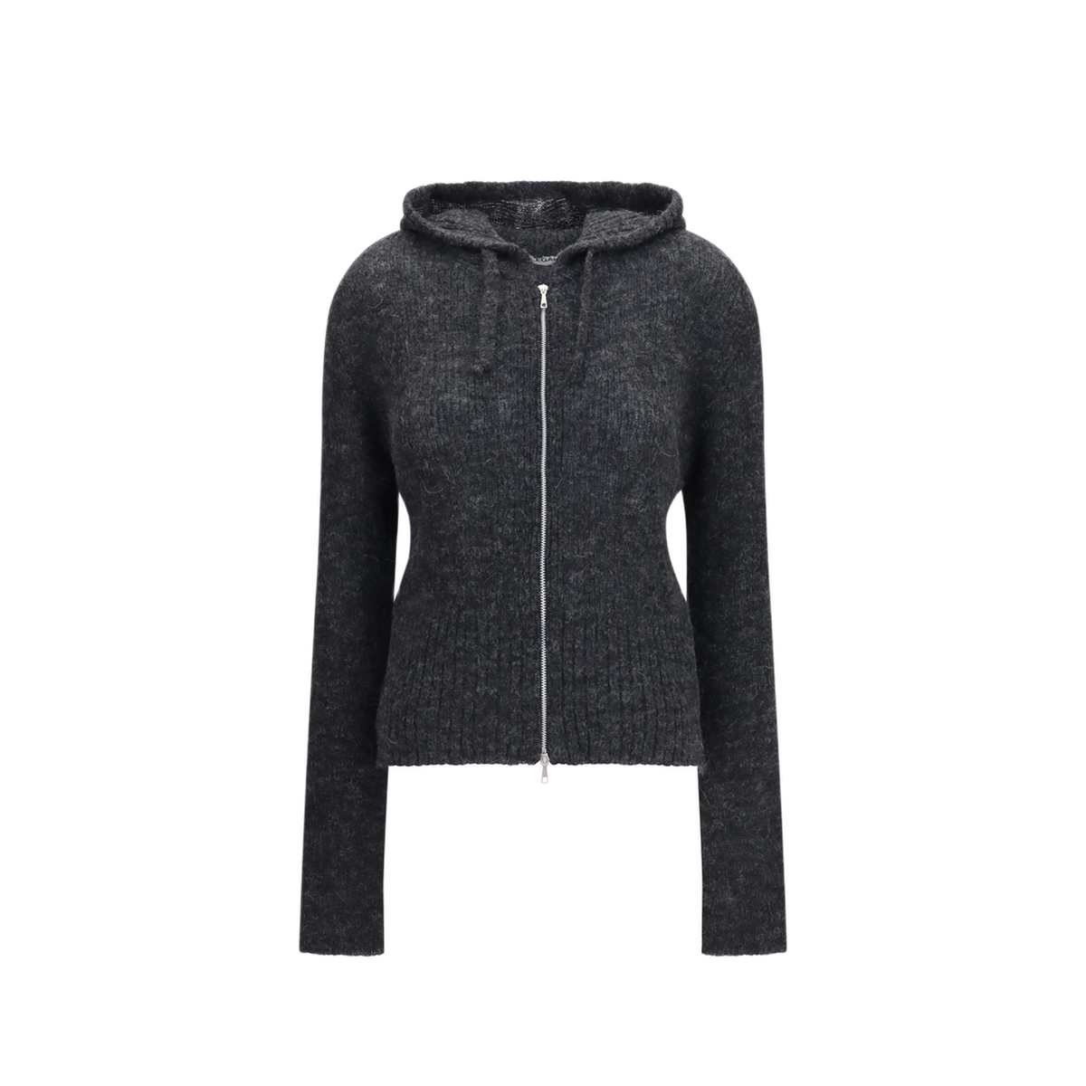 MAYFEYR - Our Legacy - Alpaca Blend Zip Up Hoodie - W2263CCMCHARCOALME