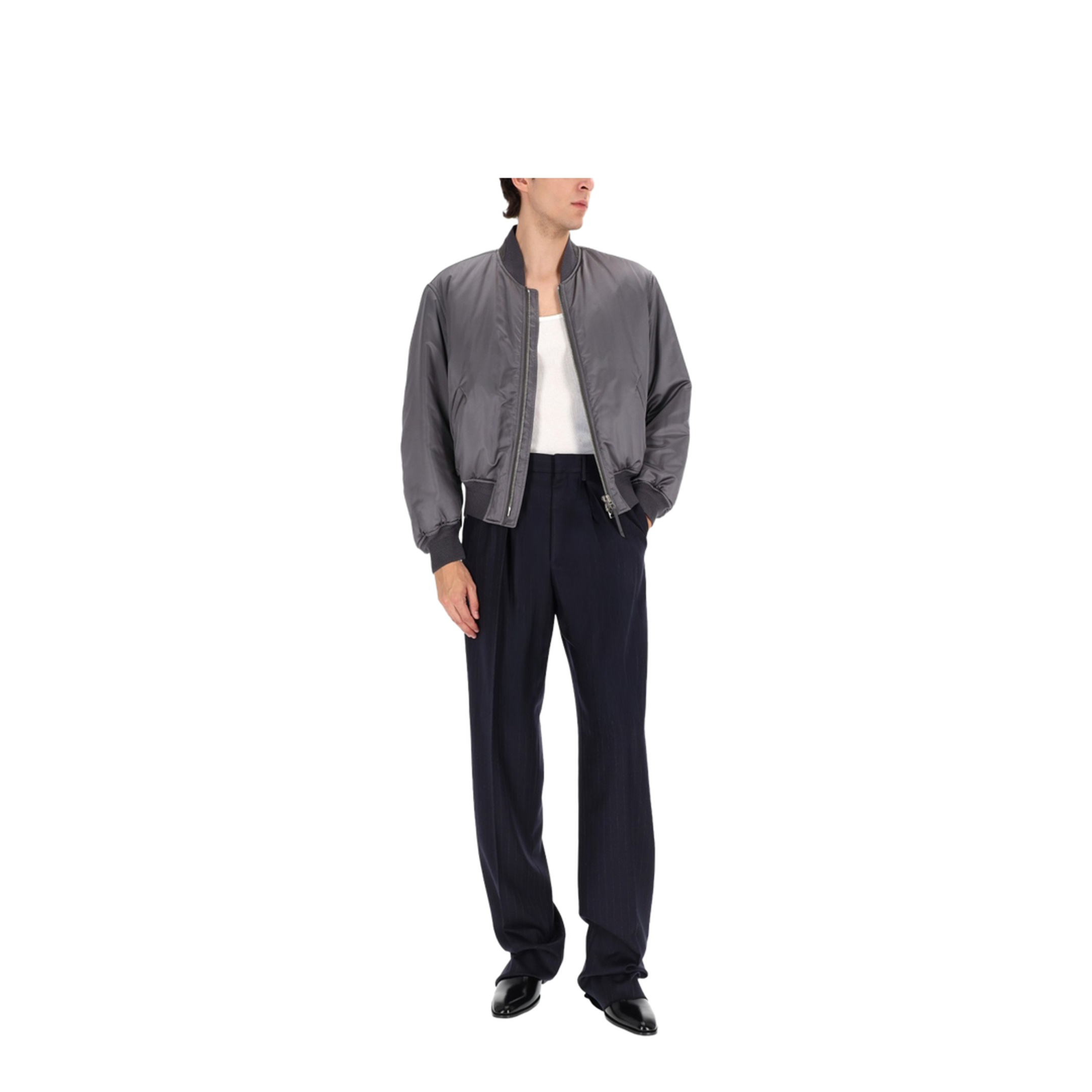 Silk Bomber Jacket
