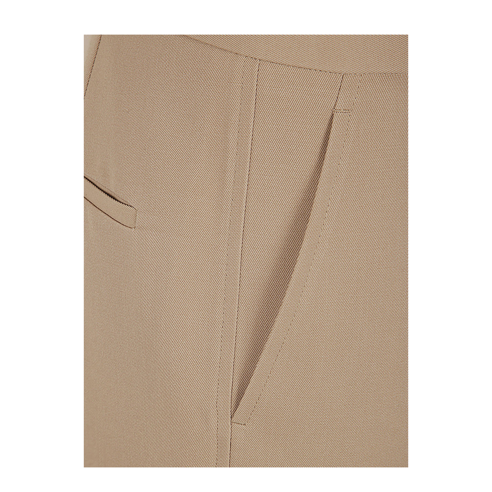 Slightly Cropped Tailored Pant