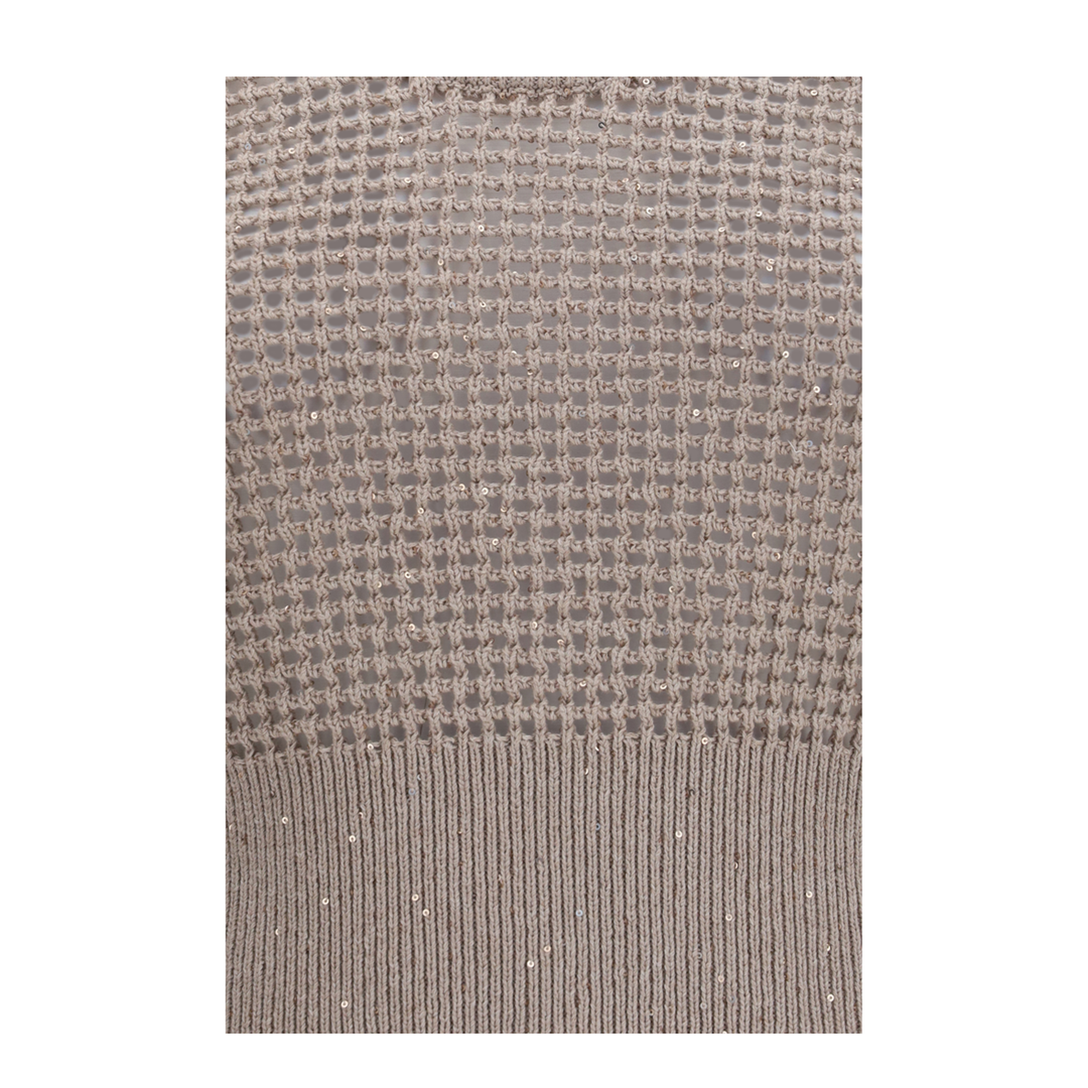 MAYFEYR - Brunello Cucinelli - Perforated Sequin Tank Top - MDV762110