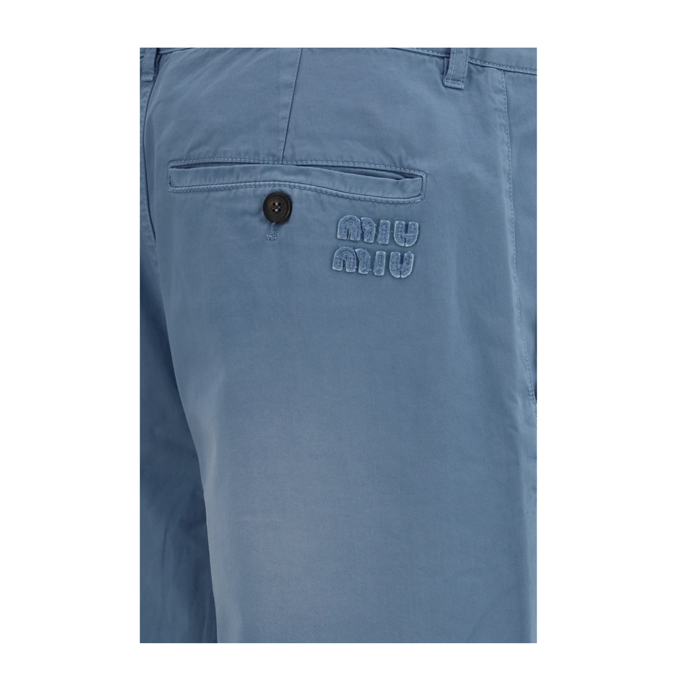 MAYFEYR - Miu Miu - Garment-Dyed Wide-Leg Pants - MP1970SOOO19R3