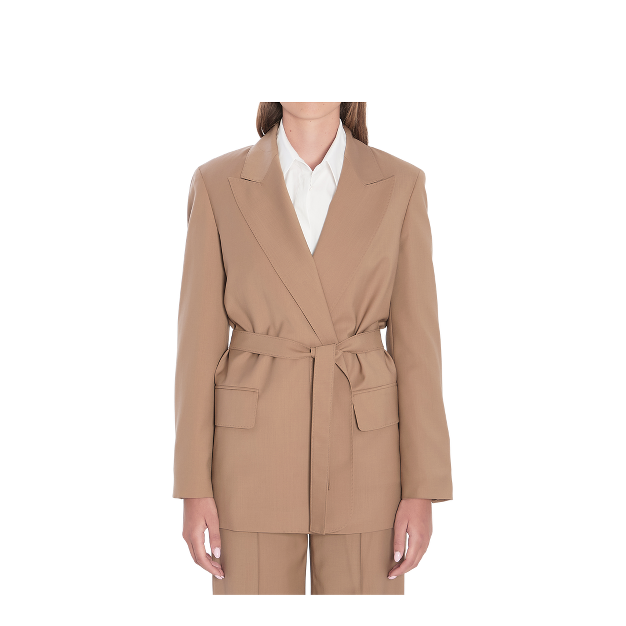 Blazer in Wool Canvas