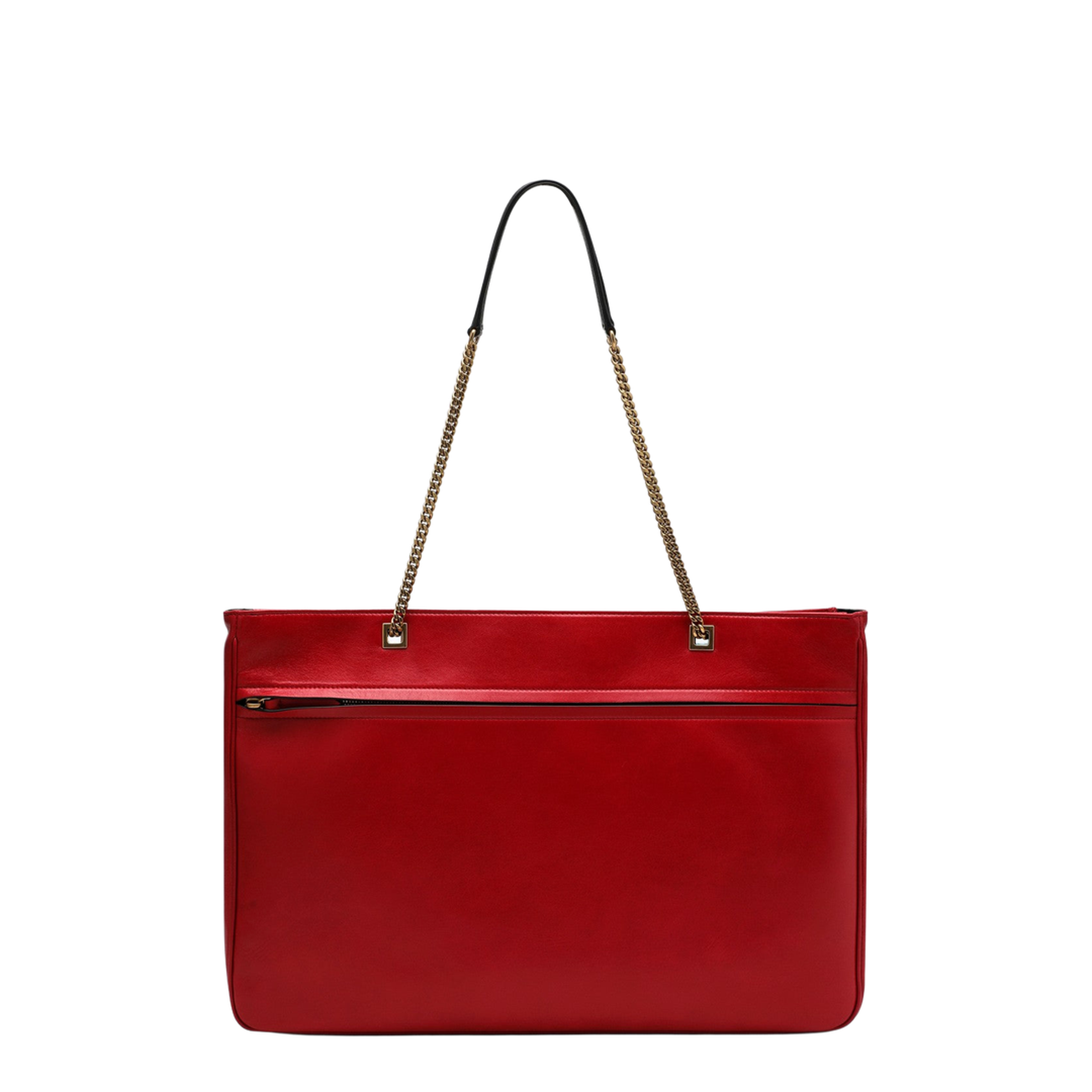 Viva Superstar Large Nappa Leather Tote Bag - Red/Black
