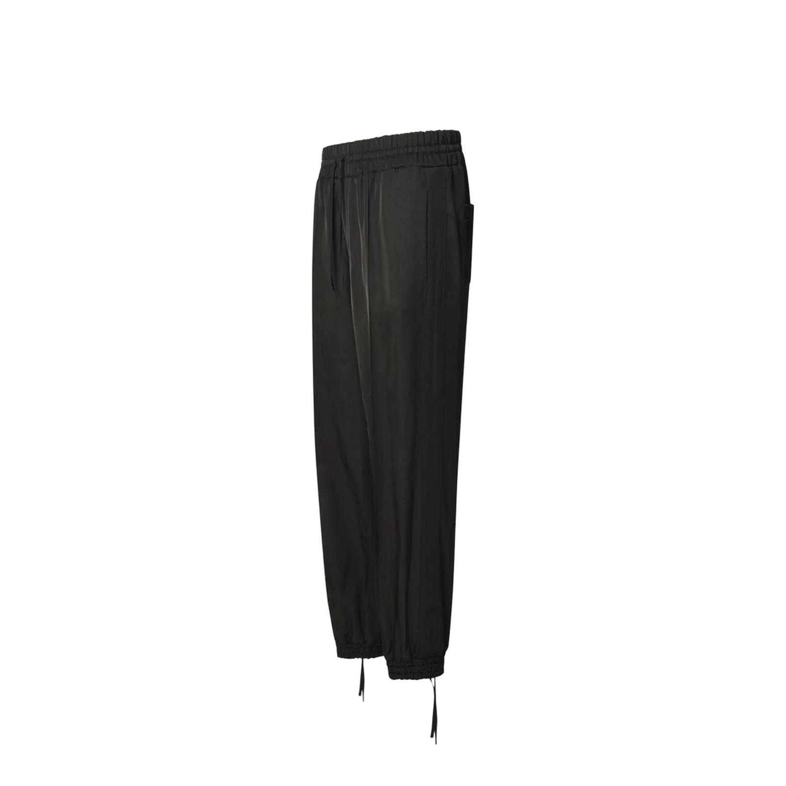 Black Viscose Trousers