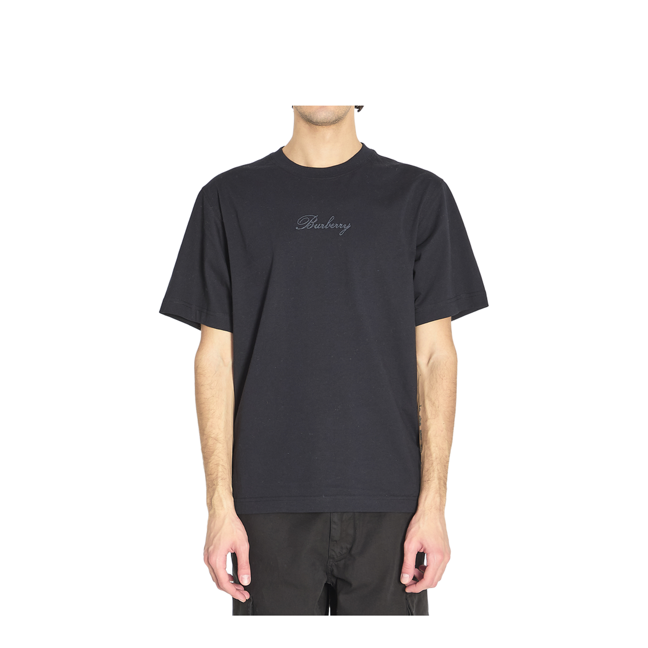 Black Cotton T-Shirt