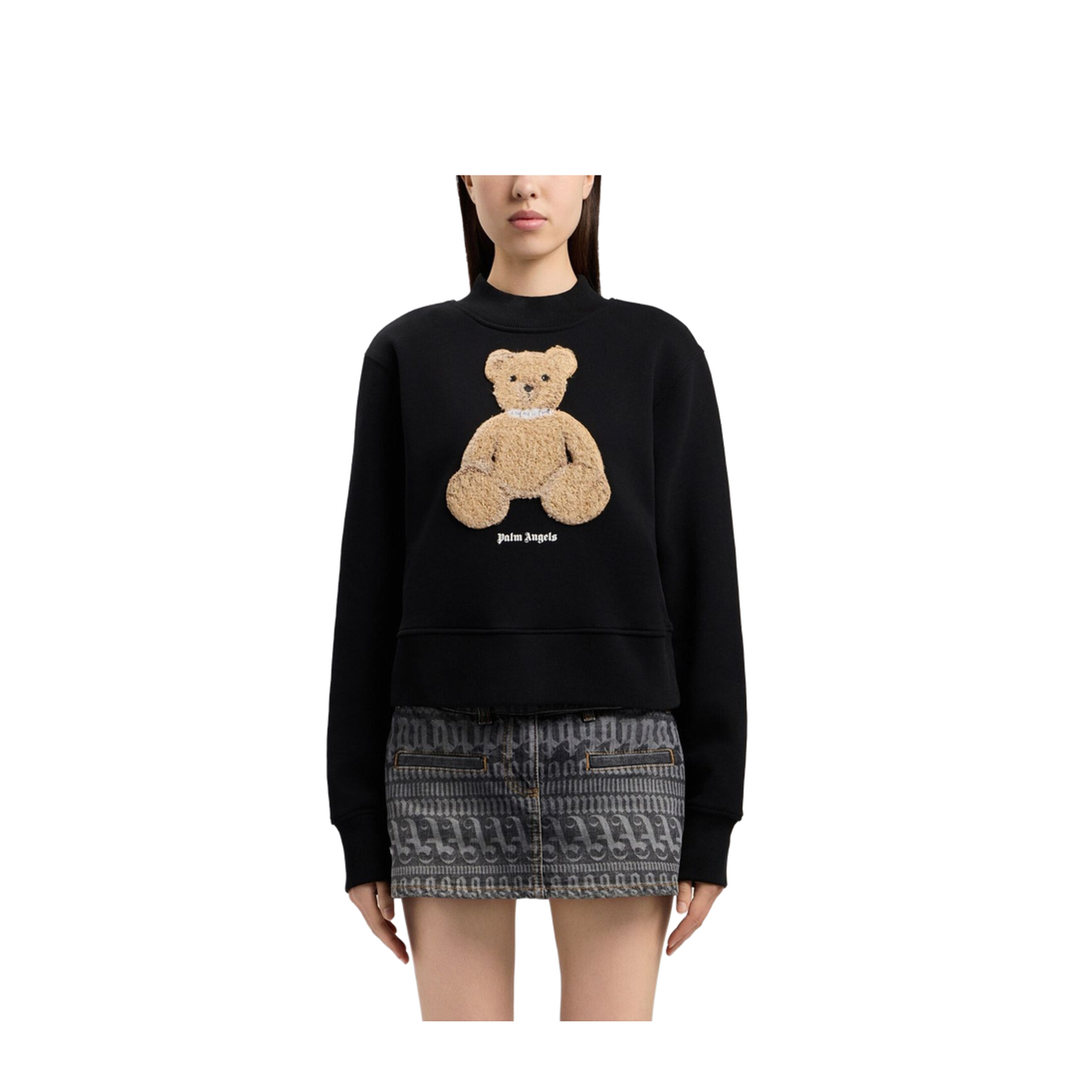 MAYFEYR - Palm Angels - Sweatshirt With A Distinctive Teddy Bear Motif - PWBA016S26FLE0061060
