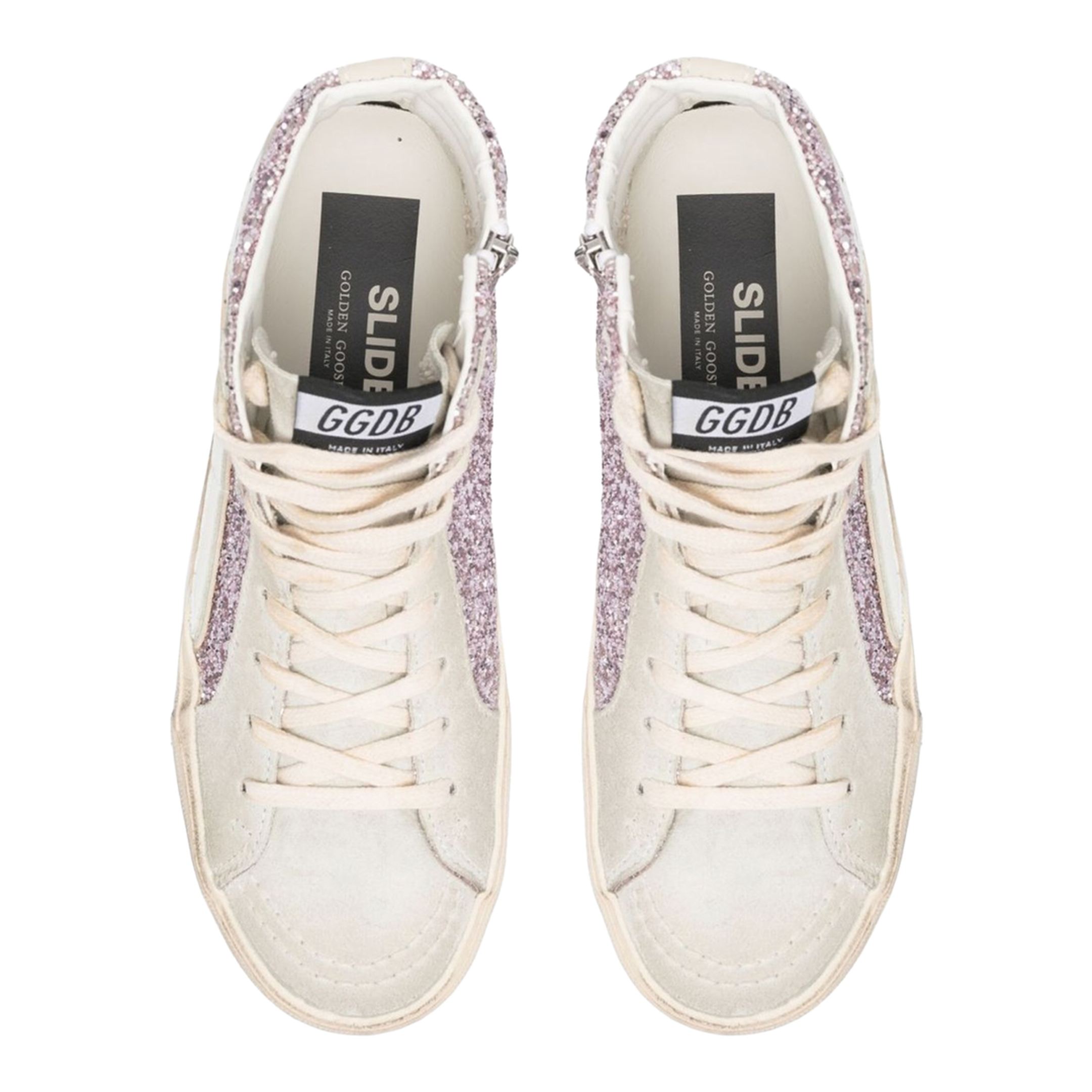 MAYFEYR - Golden Goose - Sneaker With Glitter And Zipper - GWF00115F00452682284