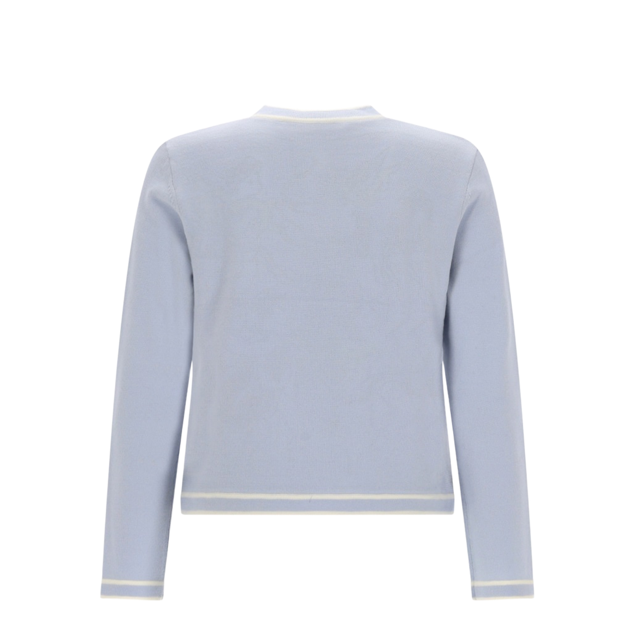 Bottoned Wool Cardigan - Light Blue