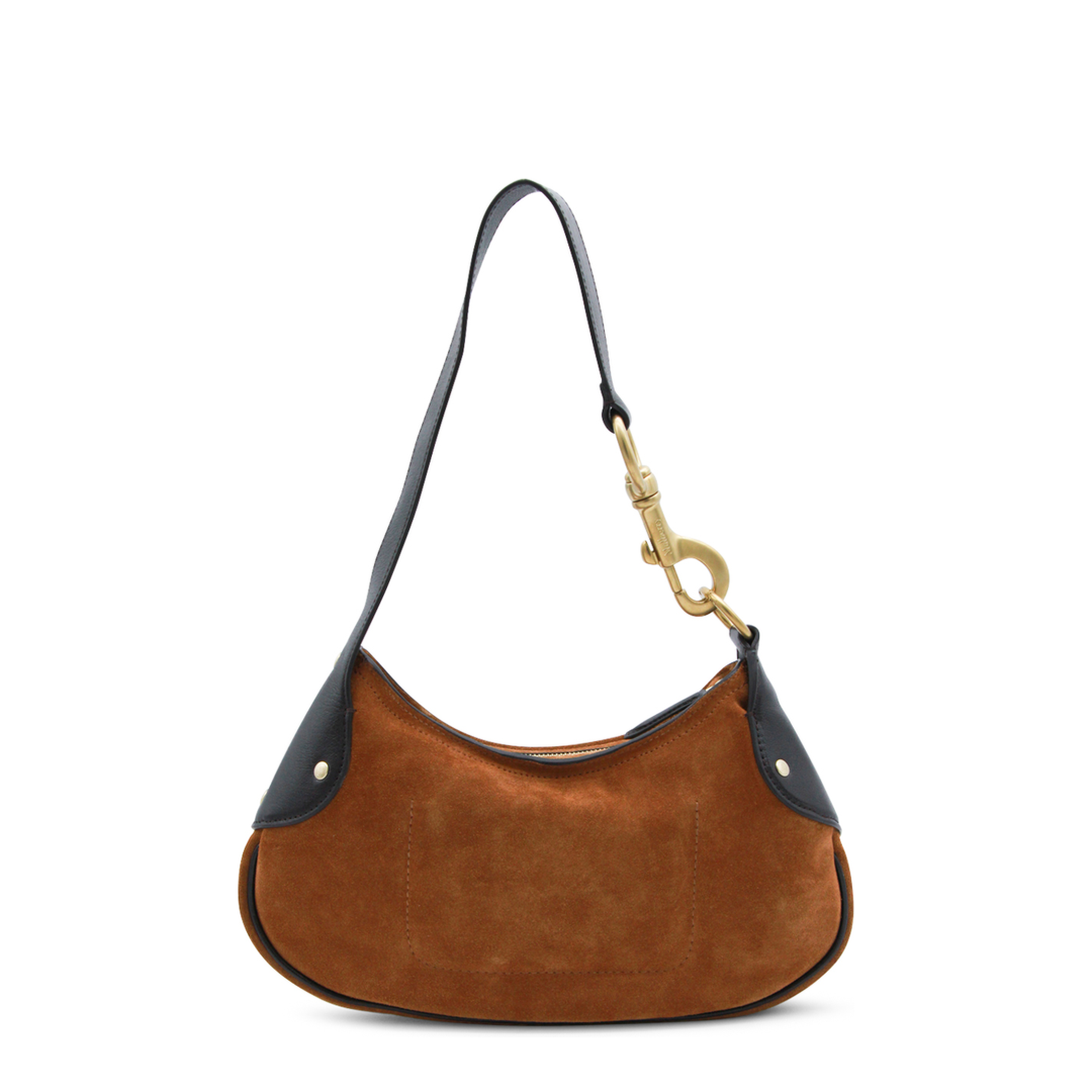 Hackney Small Suede Shoulder Bag - Vintage Oak