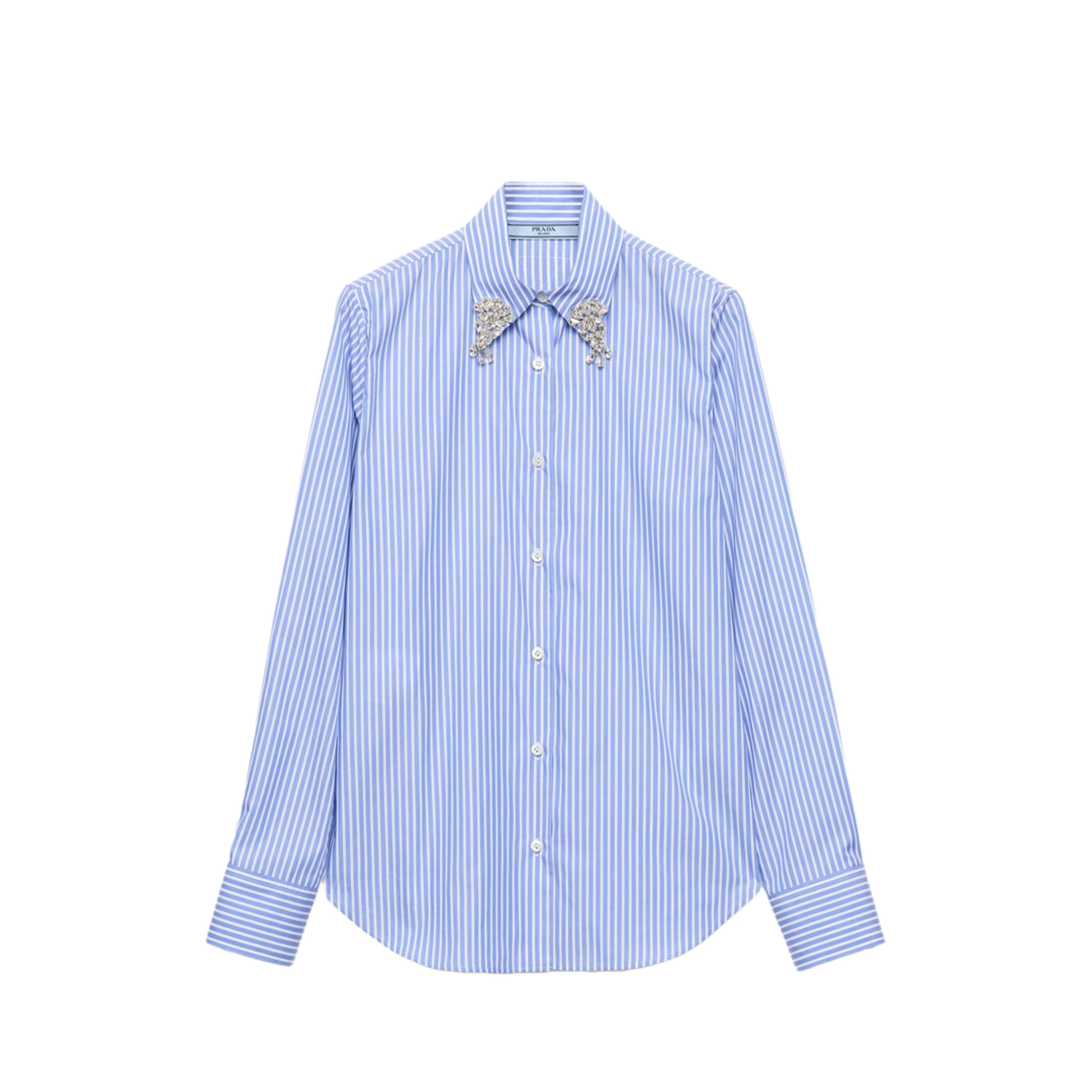 MAYFEYR - Prada - Embroidered Stripe Shirt - P471HRSOOO155UF0013