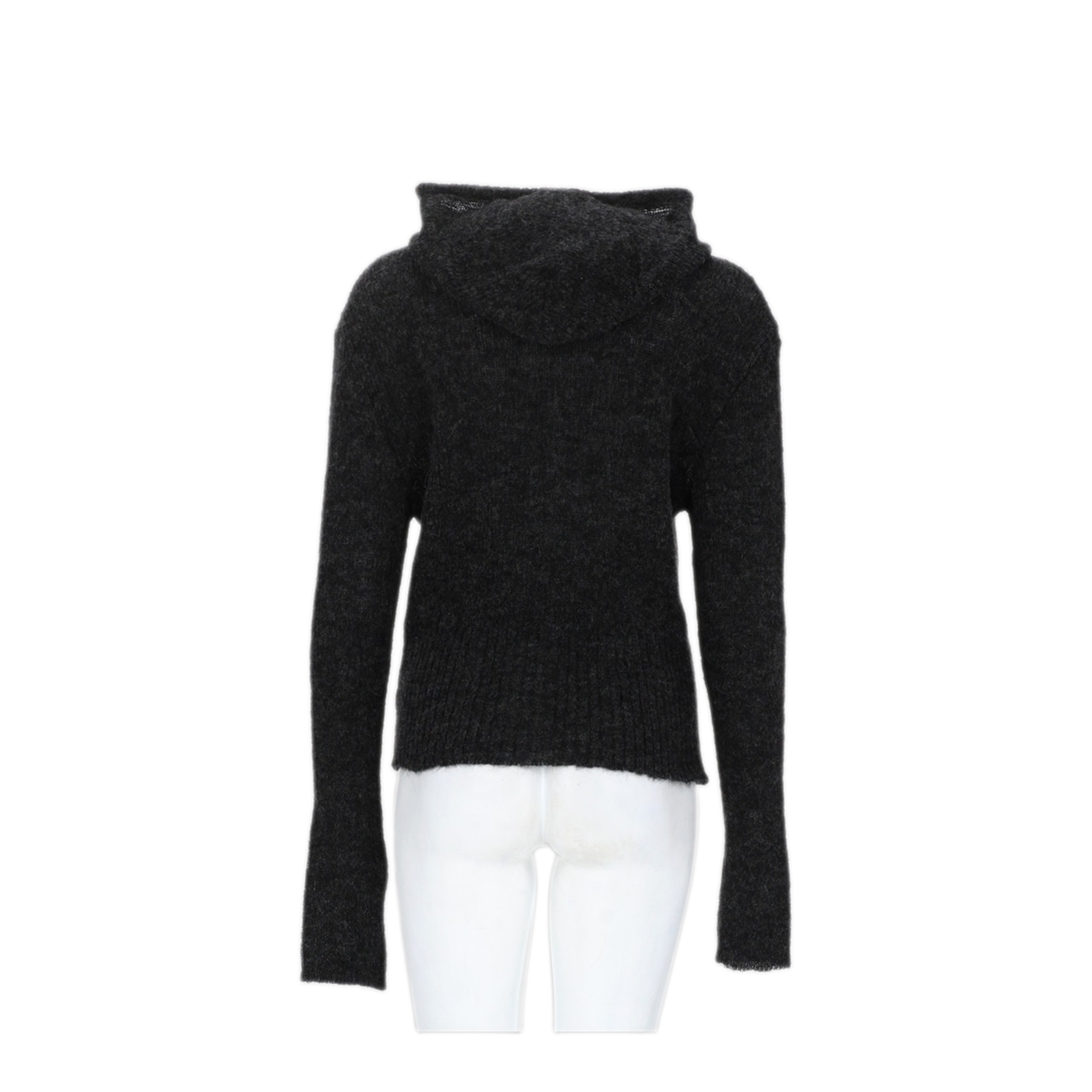 MAYFEYR - Our Legacy - Compact Zip Sweater - W2263CCMCHARCOALMELANGEFUZZYALPACA
