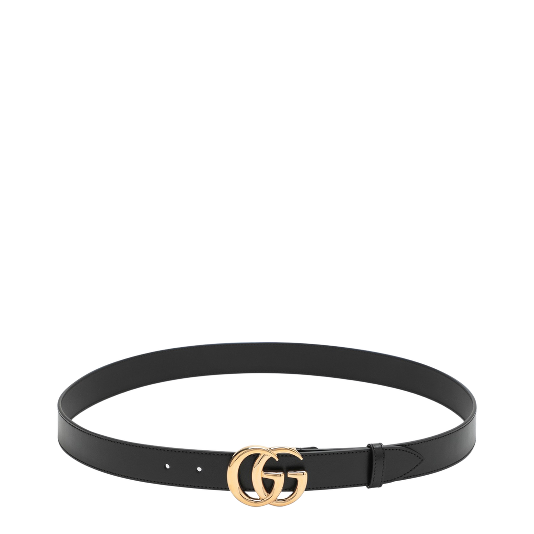 Belt with Shiny Buckle