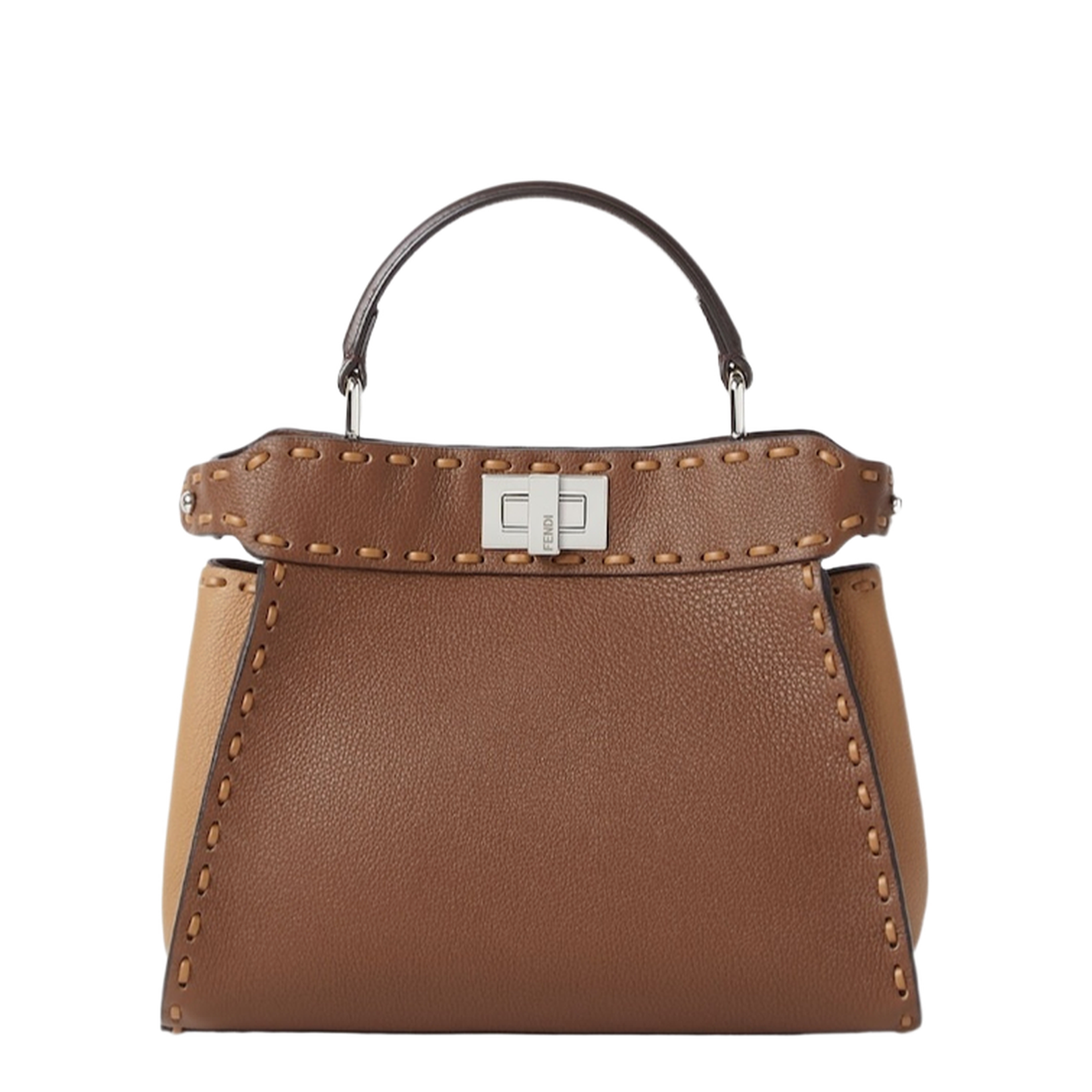Peekaboo Mini Cuoio Romano Leather