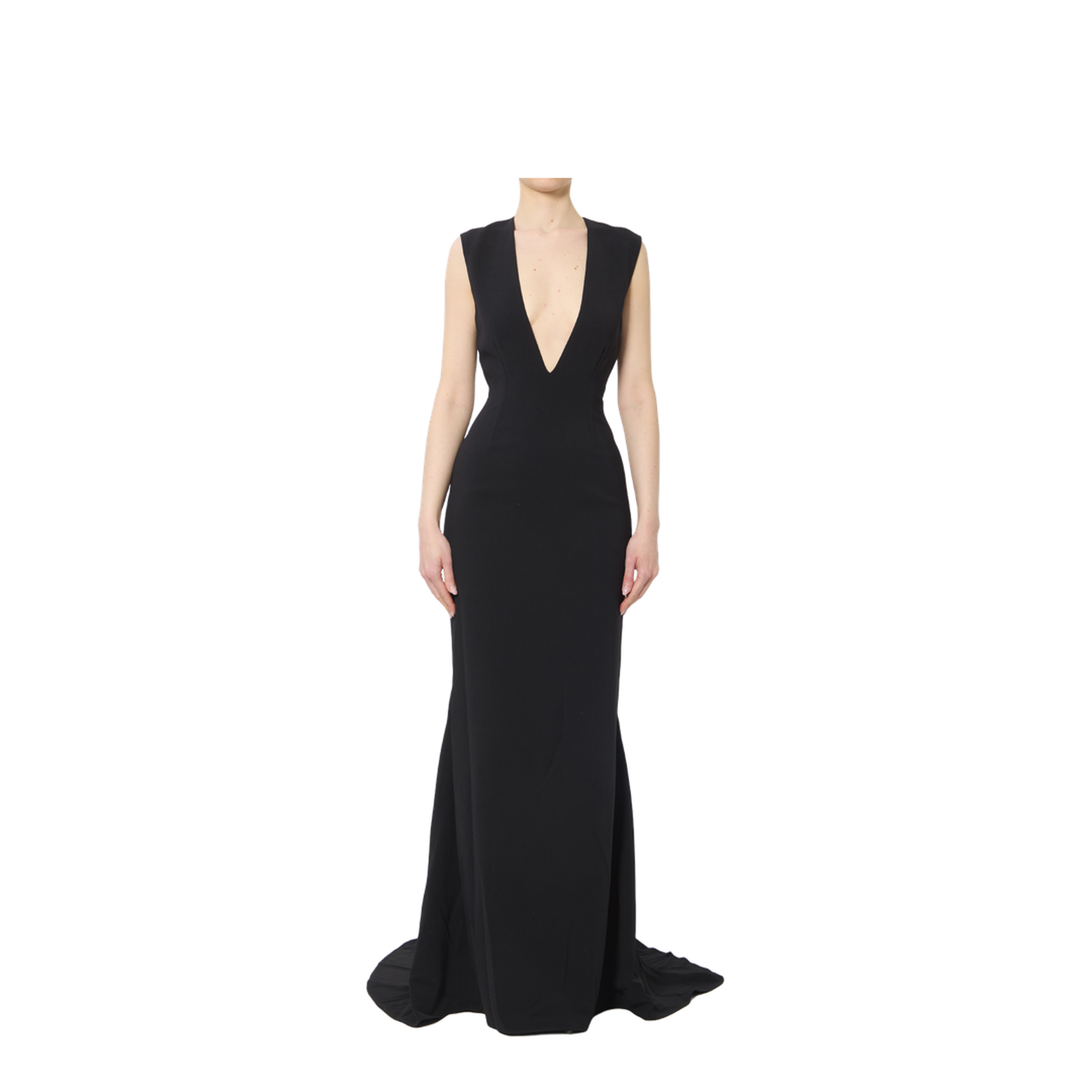 MAYFEYR - Solace London - Althea Maxi Dress - OS47005BLACK