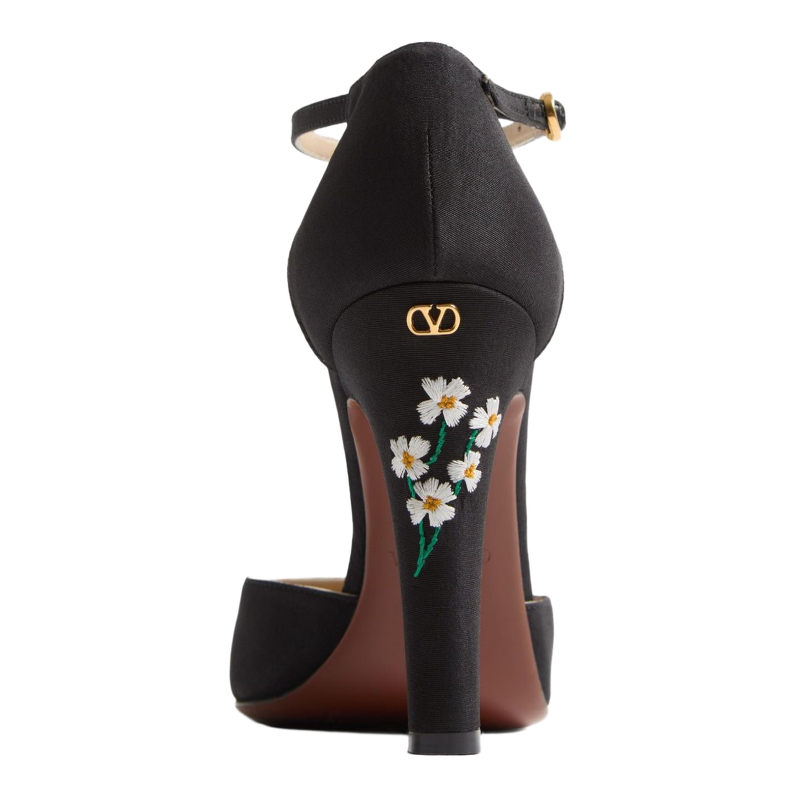 Embroidered Pumps - Black
