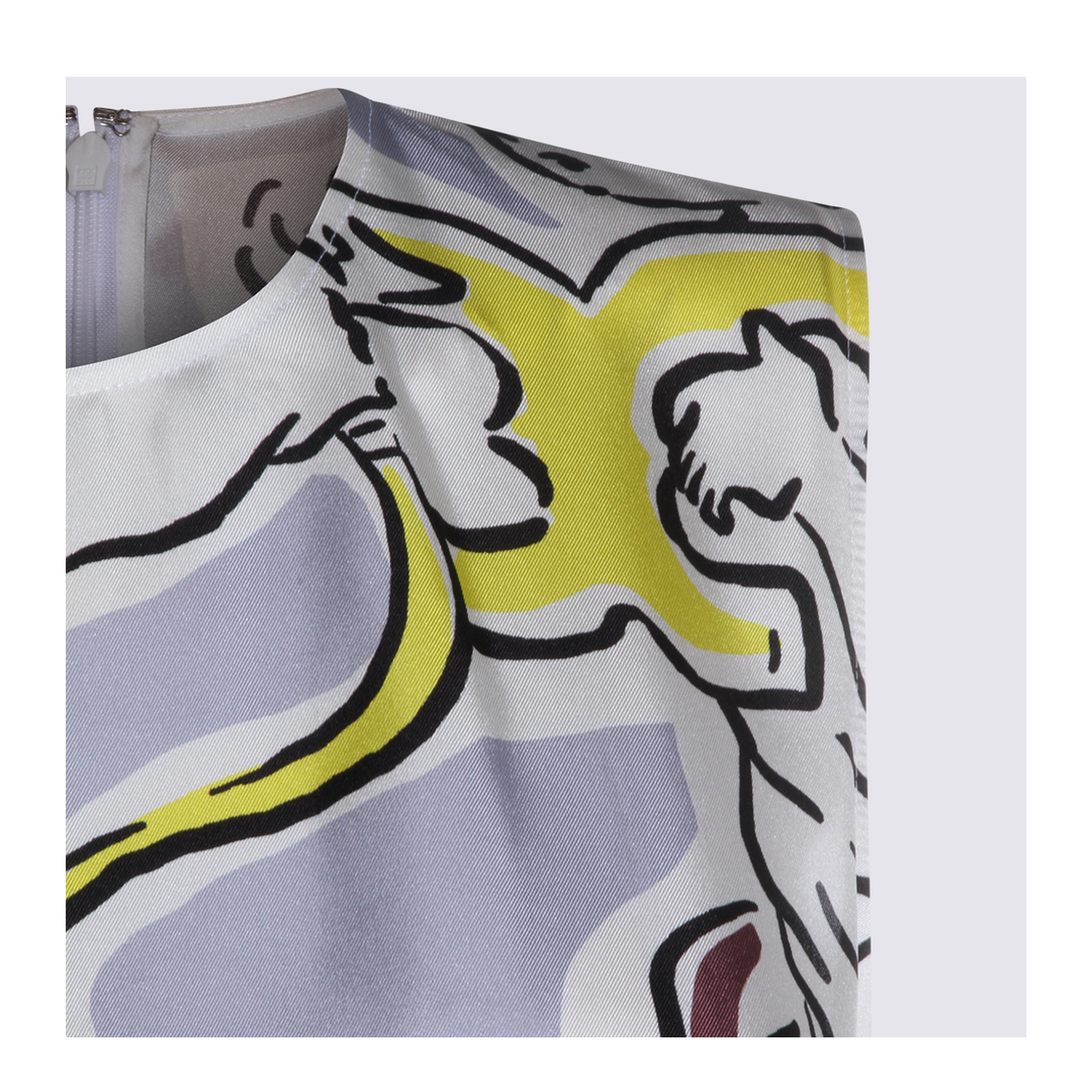 Multicolor Silk Dress