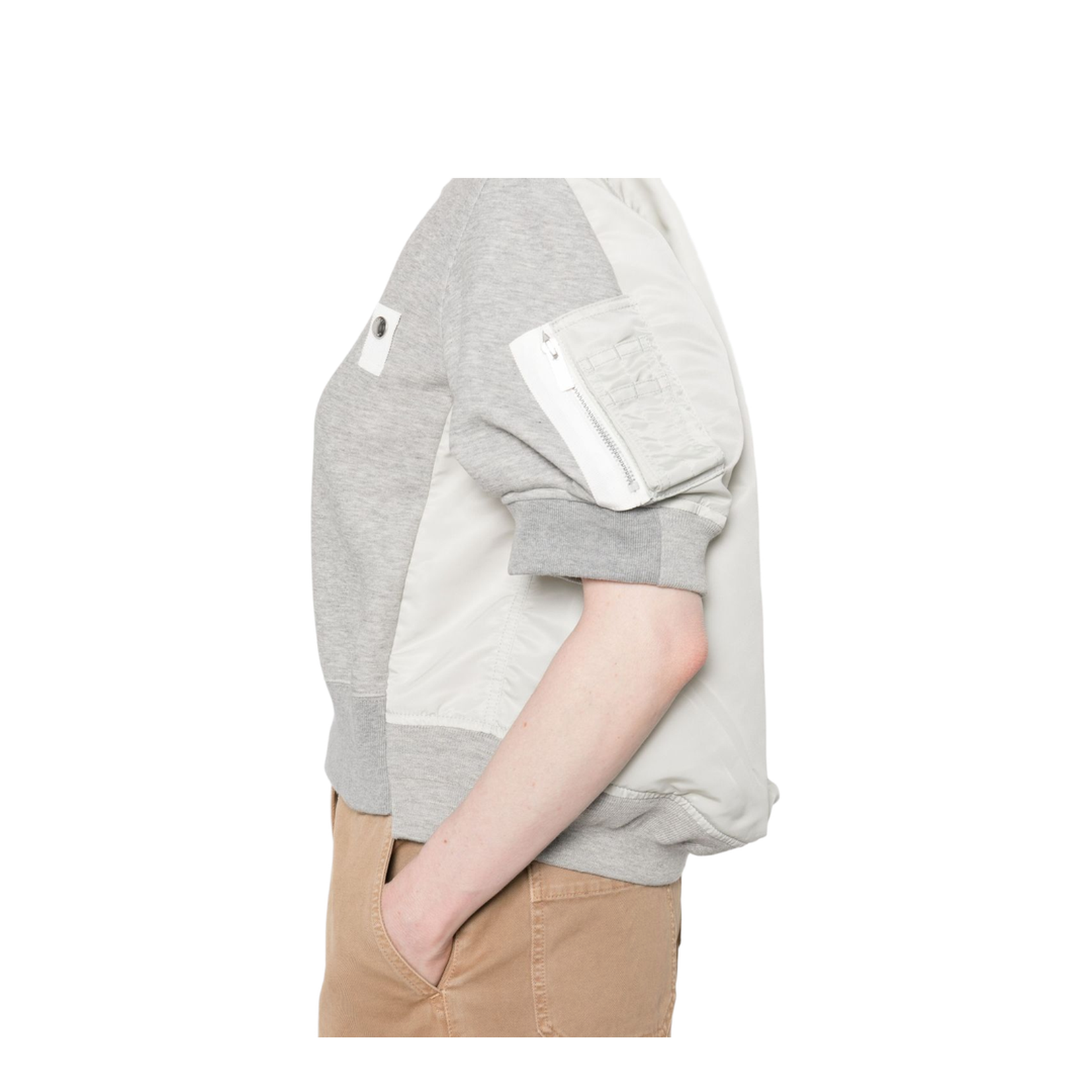 Cotton and Nylon Pullover