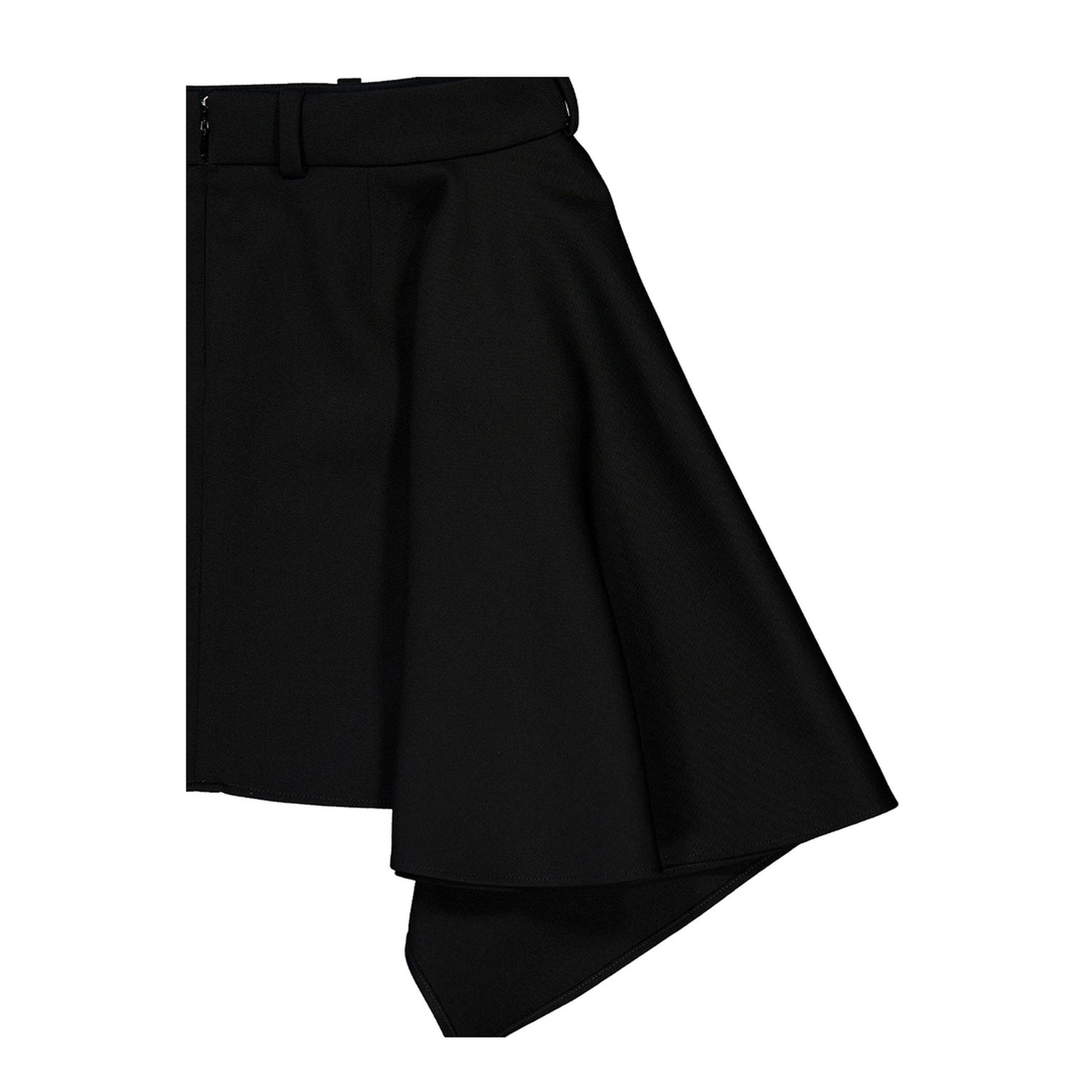 MAYFEYR - Givenchy - Wool Mini Skirt With Draped Slit - BW414H167D001