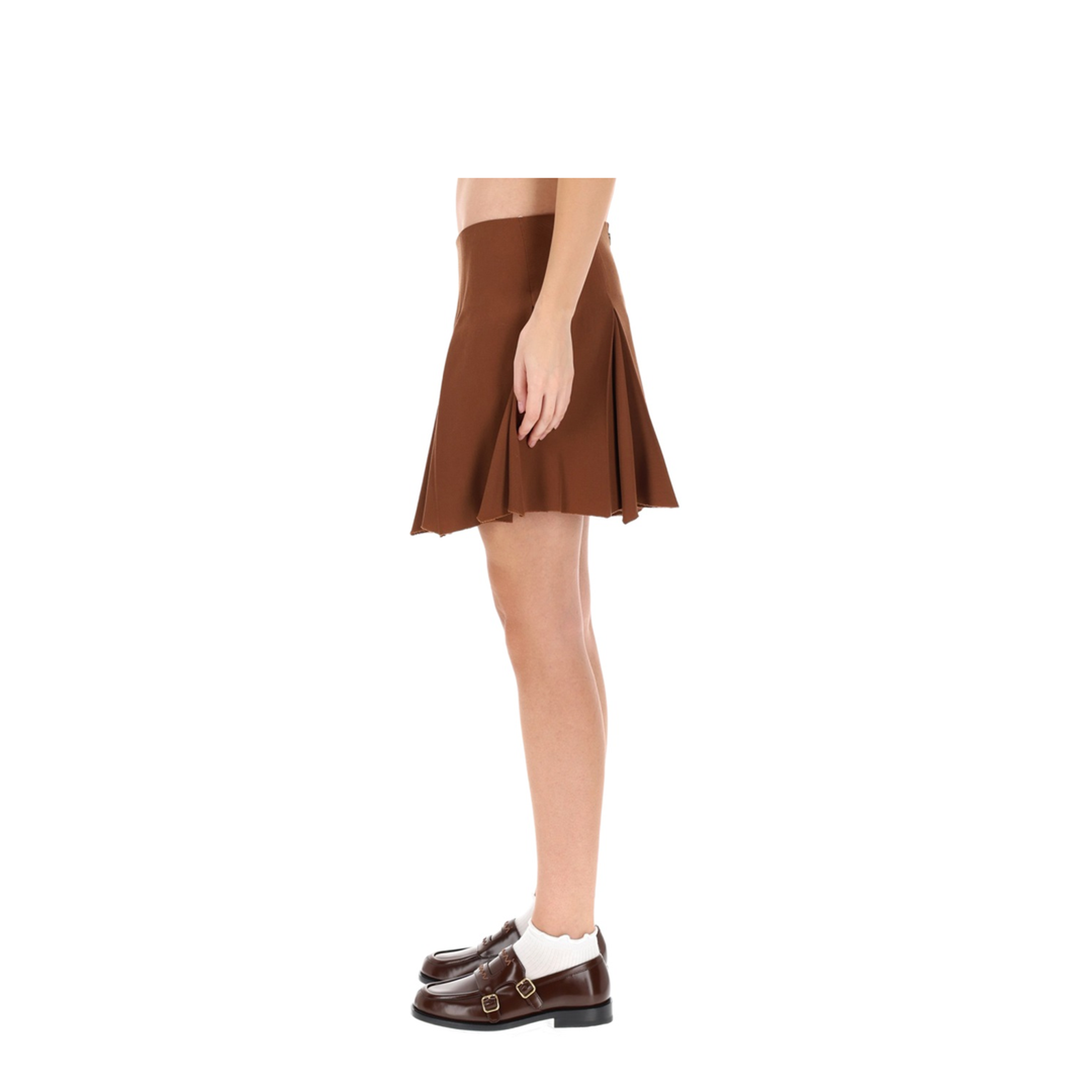 Pleated Miniskirt