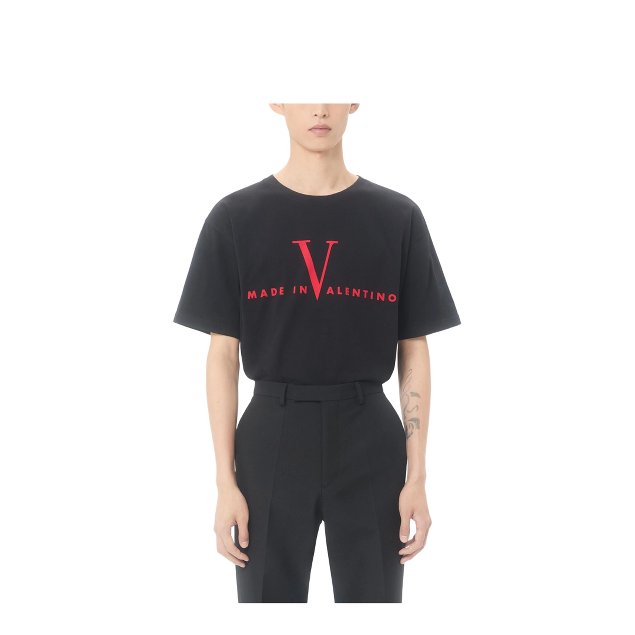 MAYFEYR - Valentino - Cotton T-Shirt With Made In Print - VMG16PBAQ