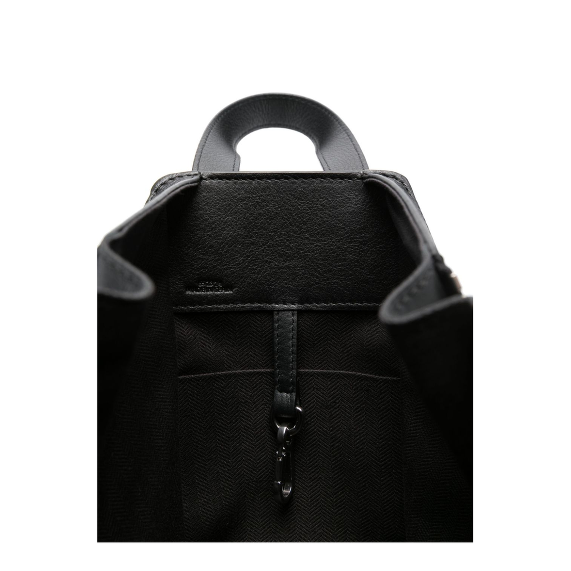 Hammock Compact Calfskin Bag - Black