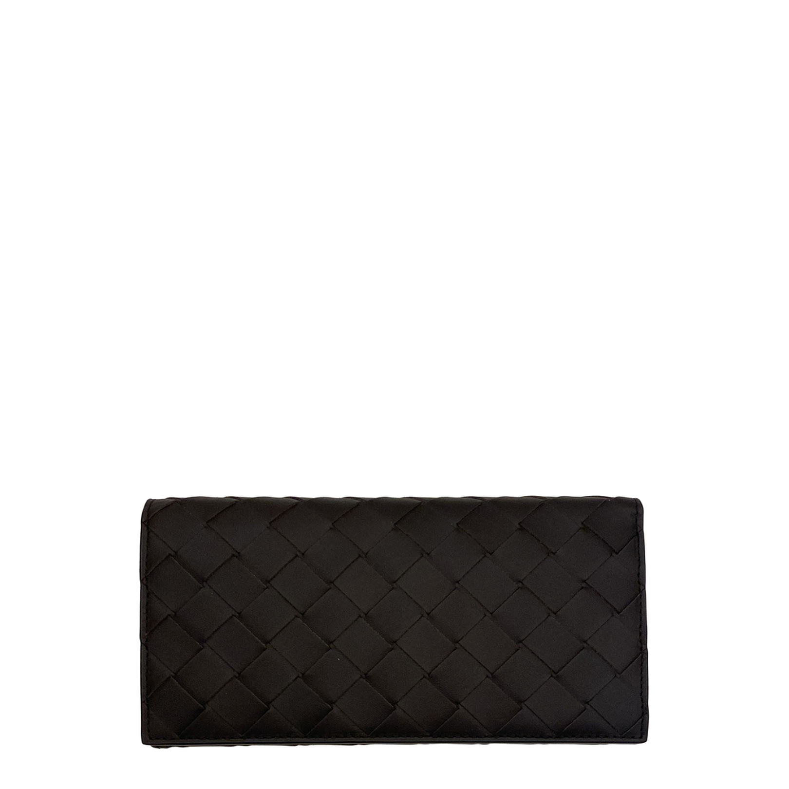 Long Leather Wallet - Brown