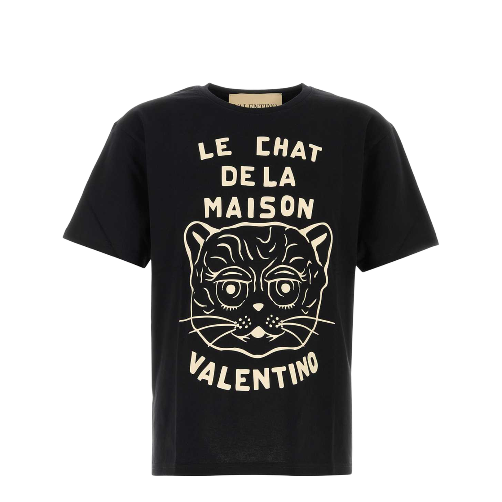 Black Cotton T-Shirt