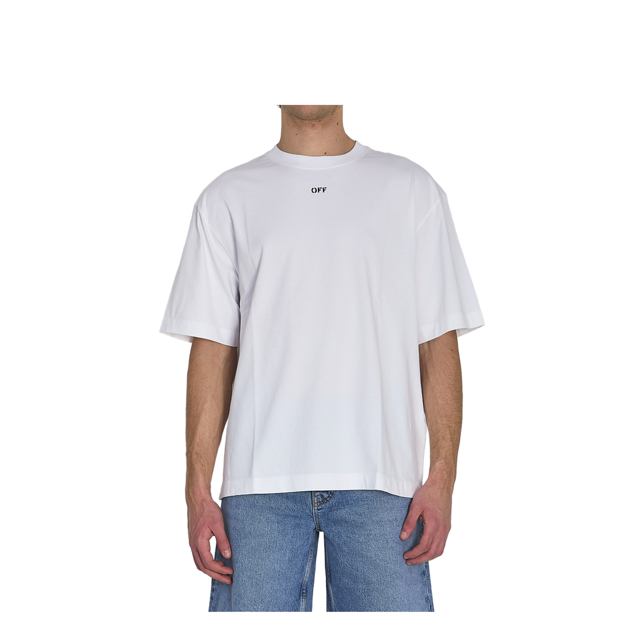 MAYFEYR - Off-White - 3D Arrow Spray T-Shirt - OMAA120S26JER00I1000
