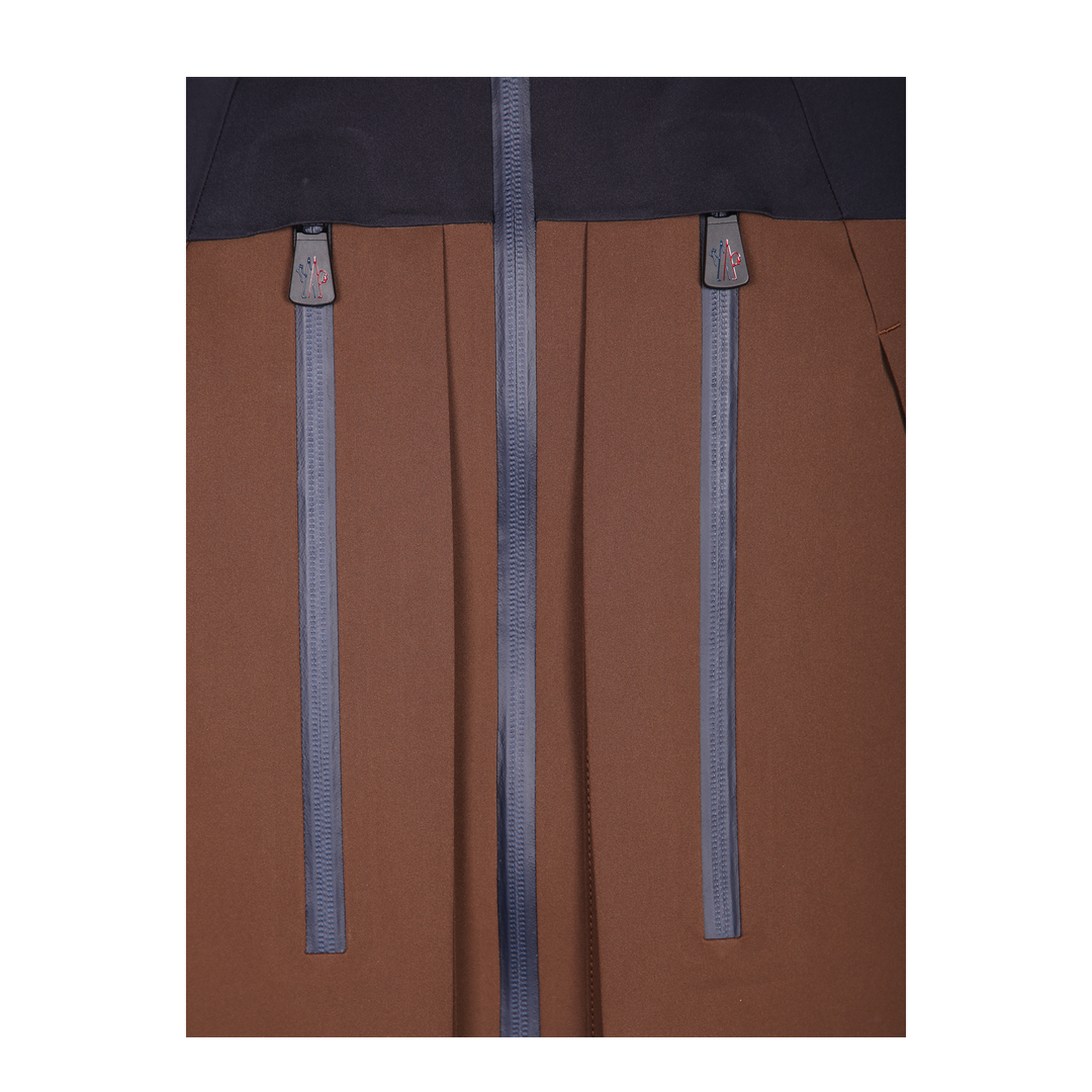 Bicolor Jacket with Hood