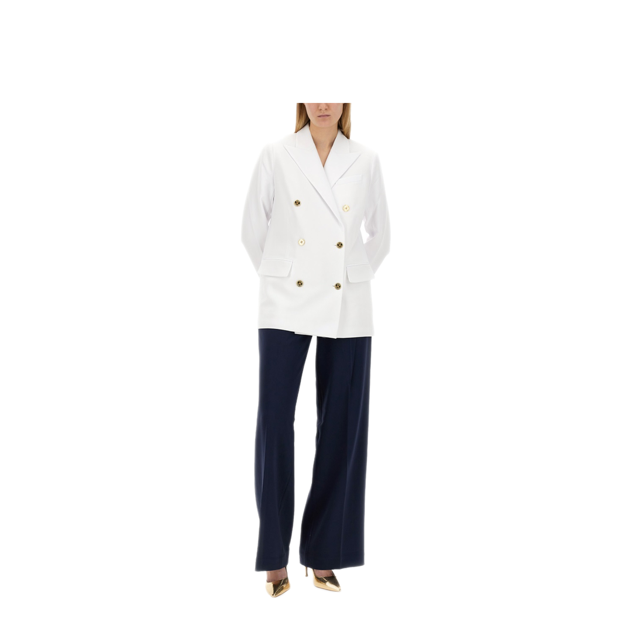 MAYFEYR - MICHAEL BY MICHAEL KORS - Wide Leg Pants - MS330H2ENX409MIDNIGHTBLUE