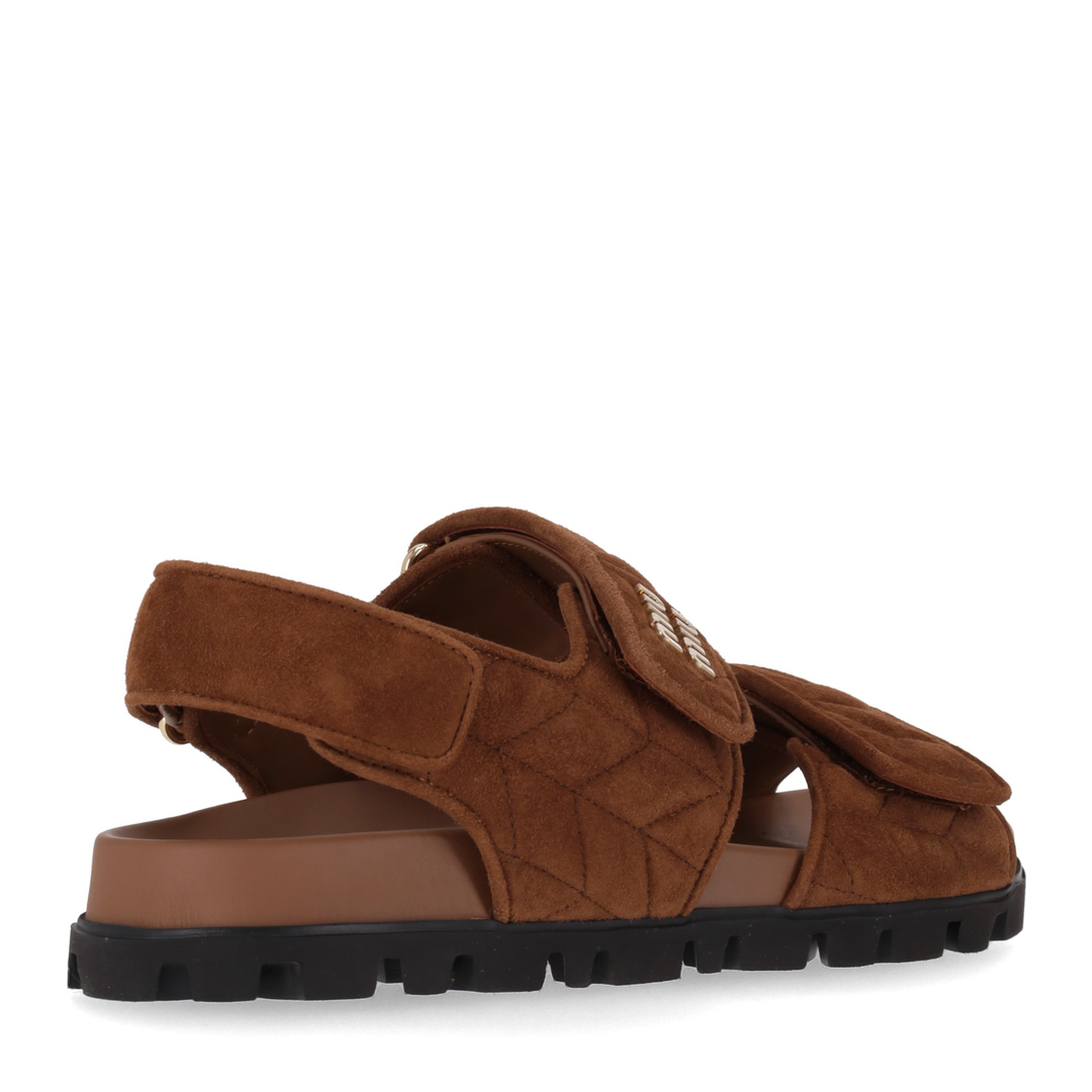 MAYFEYR - Miu Miu - Suede Quilted Sandals - 5X135EF010M2VF0316