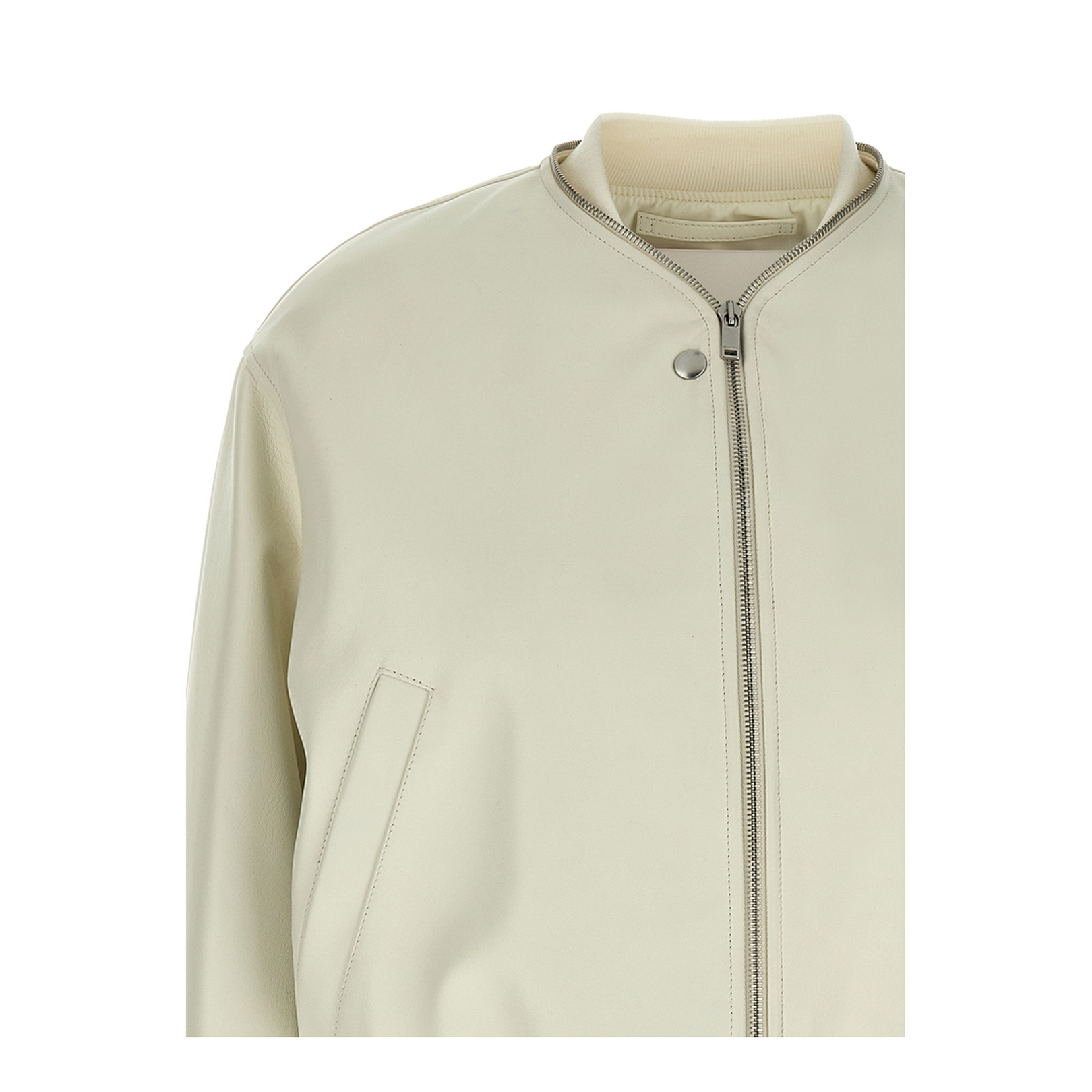 Leather Bomber Jacket