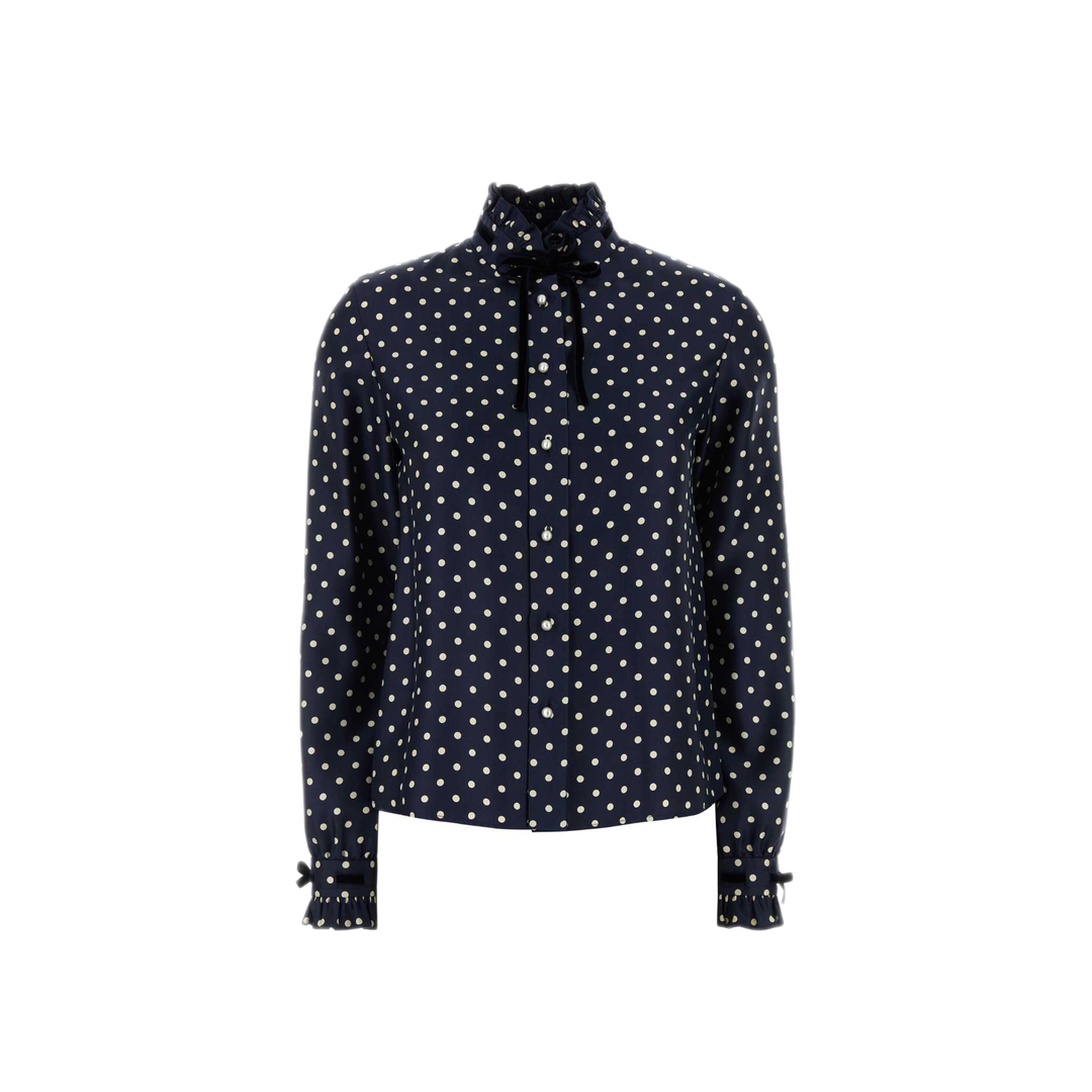 MAYFEYR - Valentino - Printed Satin Shirt - 7B3AB7U79ML0W6